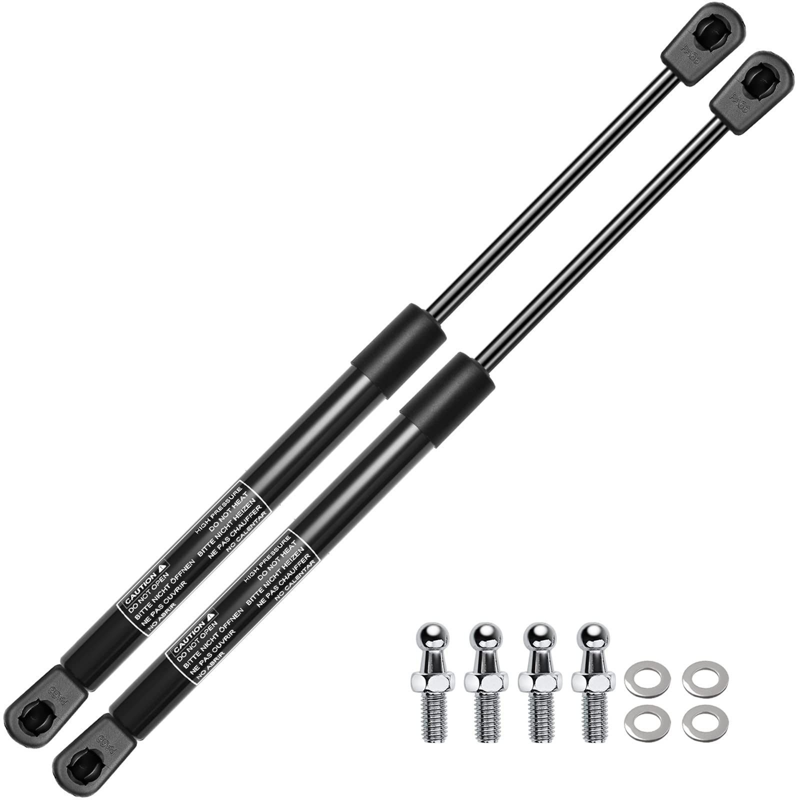 Premium 19.69-Inch 120lb Gas Spring Lift Supports - 2-PC Set for Toolbox, Cabinet, Sliding Window, Storage Bed, Bench Lids, Basement Door & Boat Hatch Replacement | Heavy-Duty Shock Struts for Smooth Opening & Secure Holding