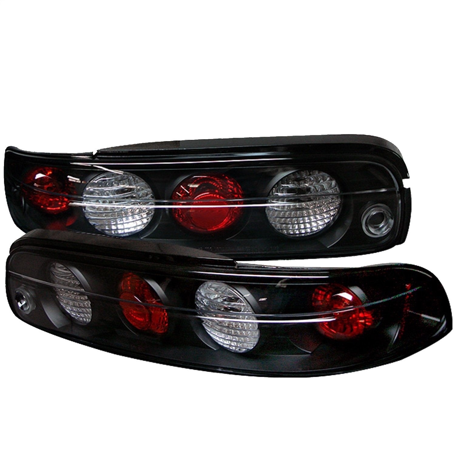 Spyder Black Altezza Tail Lights for Lexus SC 300 SC 400 (1995-2000) - Smoke Lens LED Lights - Upgrade Your Car's Style for Night Driving & Custom Look