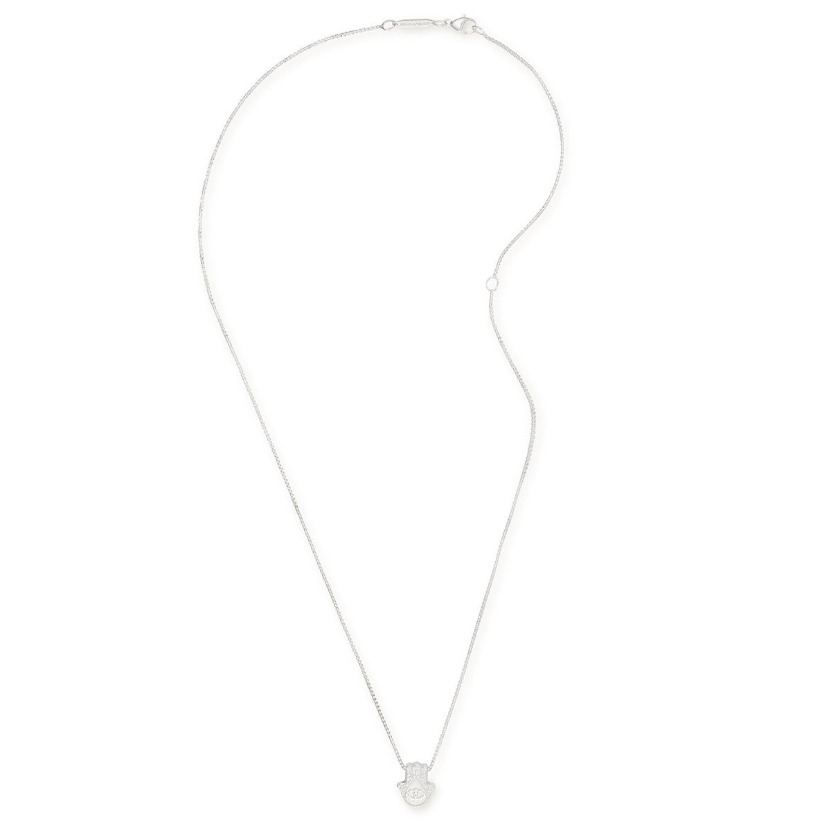 Hand of Fatima Adjustable Necklace - 18K Gold Plated Stainless Steel Pendant for Women | Perfect for Everyday Wear, Gift Giving & Spiritual Protection