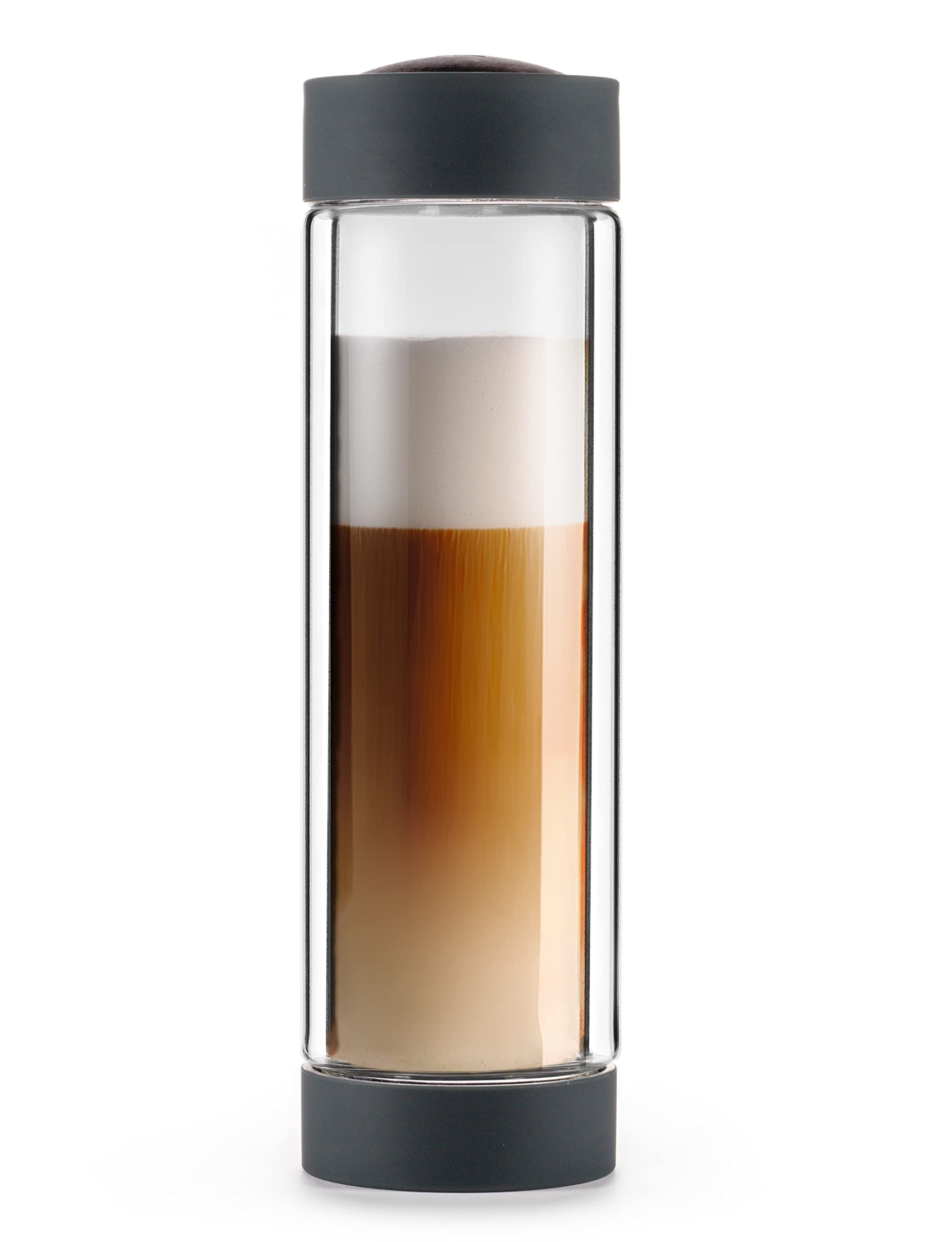 VitaJuwel ViA HEAT LUNA Crystal Water Bottle - Moonstone & Clear Quartz Infused for Intuition & Empathy | Insulated Stainless Steel Bottle for Women | Perfect for Yoga, Meditation & Daily Hydration