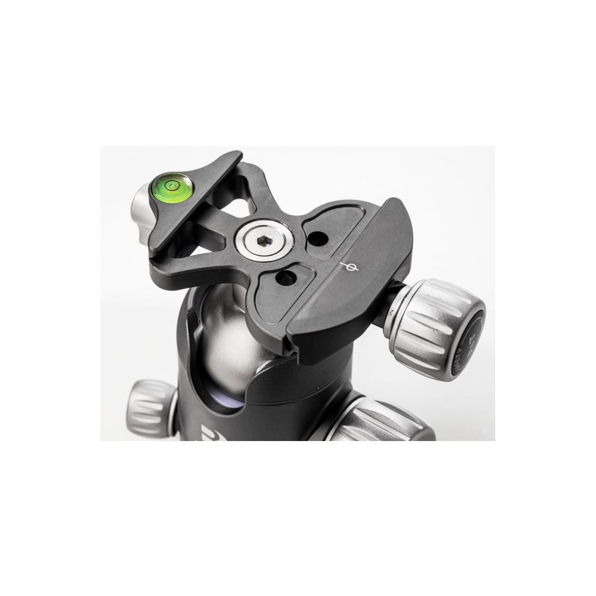 Benro VX25 Two Series Arca-Swiss Type Aluminum Ball Head - Professional Tripod Head for Photography, Videography & Travel - Compatible with DSLR, Mirrorless & Action Cameras