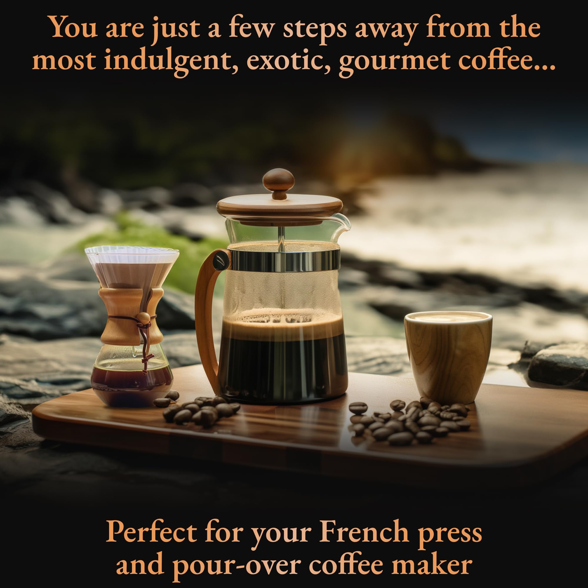 Premium Black Ivory Whole Bean Coffee - Rare Elephant-Refined Exotic Coffee Beans from Thailand - Ethically Sourced, Single Origin, Low Acid, Smooth Flavor - 1.4 oz Pack - Perfect for Gourmet Coffee Lovers & Unique Gift Ideas