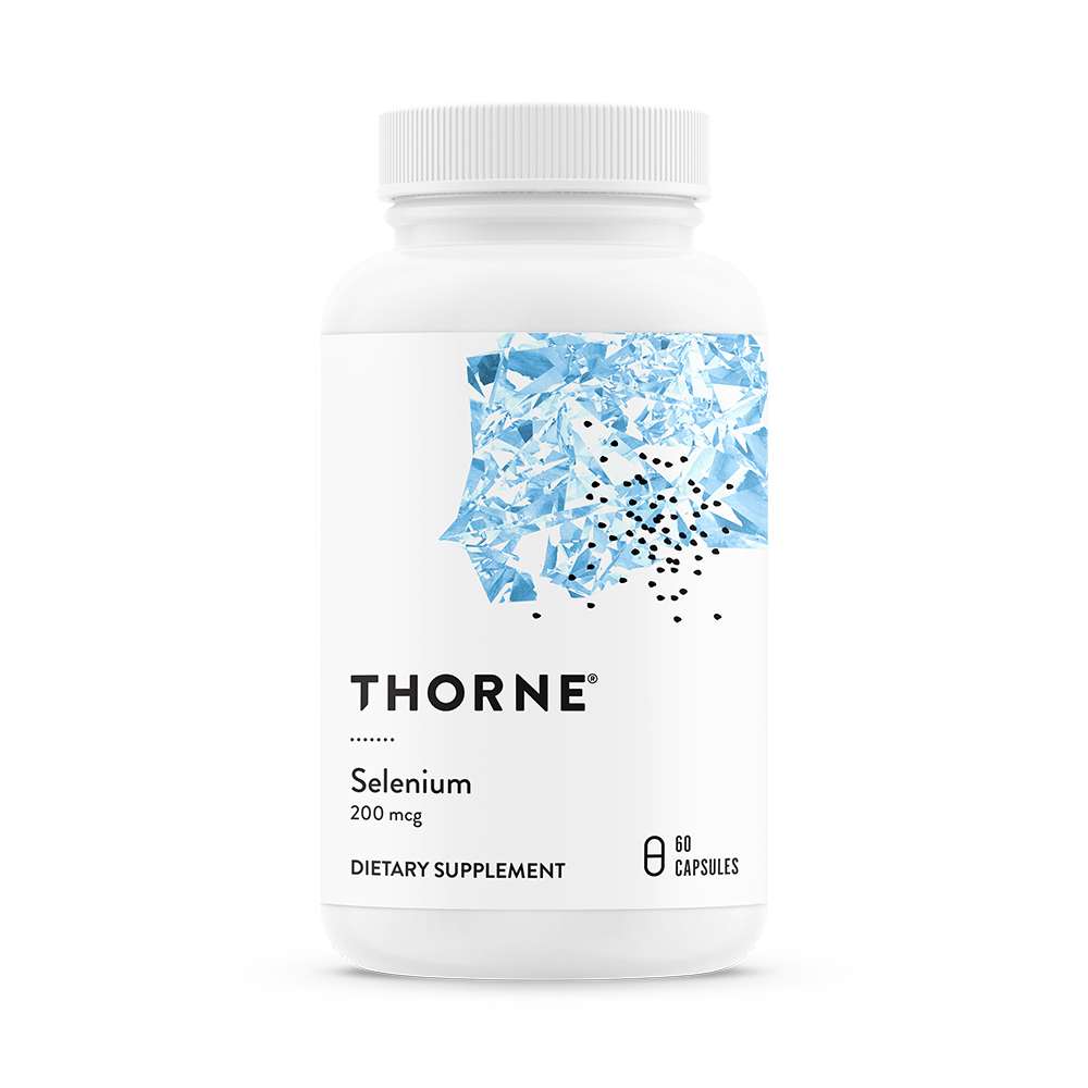 Thorne Selenium (M225) - Premium Selenium Supplement for Immune Support & Antioxidant Protection - Ideal for Daily Wellness & Detox