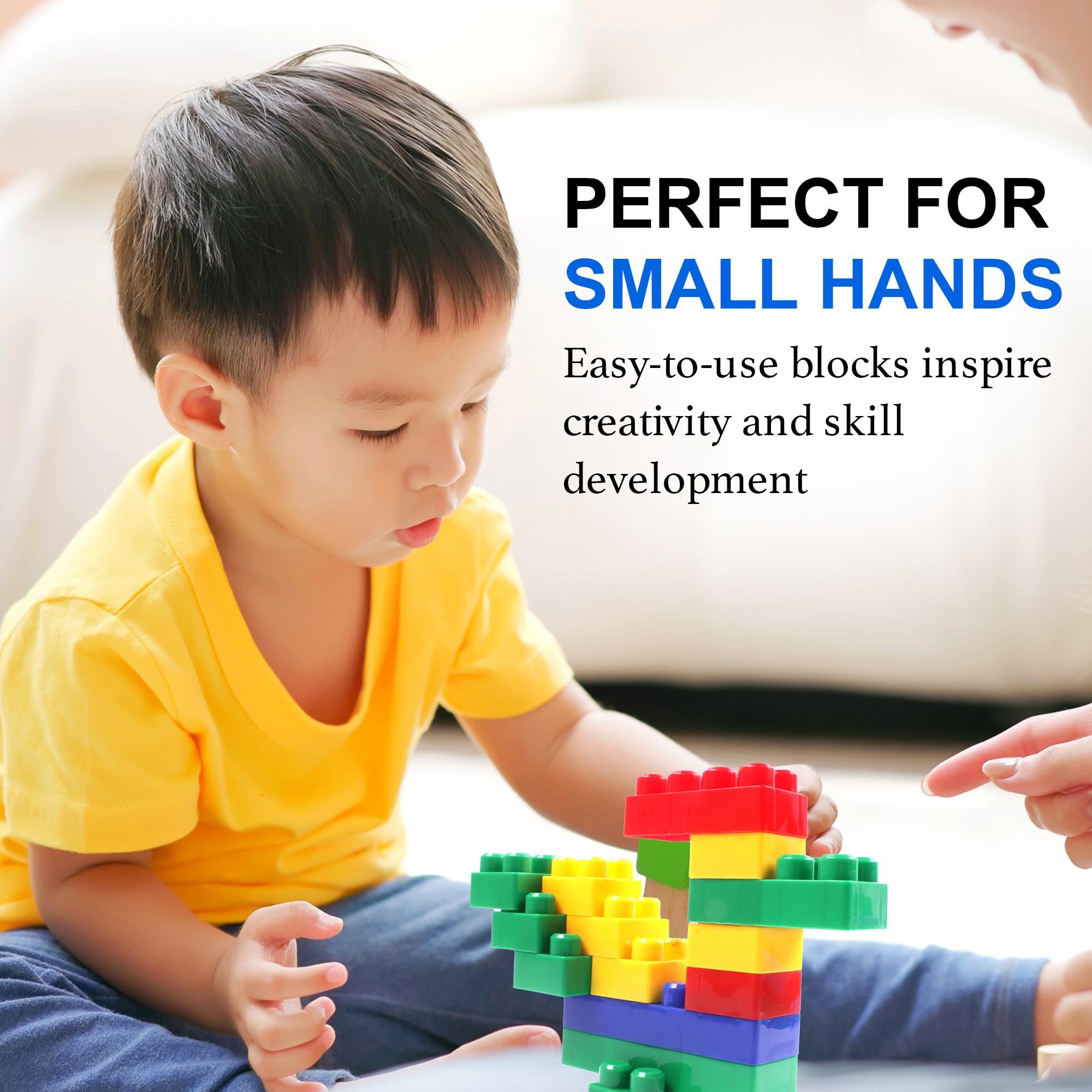 STEM Building Blocks for Toddlers (300 Pcs) - Educational Stacking Toys for Kids Ages 3+ | Perfect for Montessori Learning & Birthday Gifts
