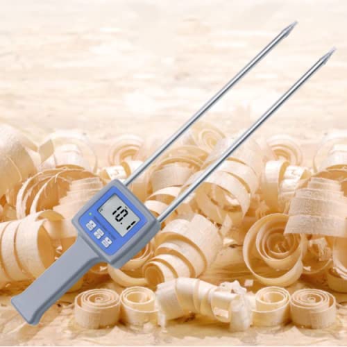 TK100W Digital Wood Sawdust Moisture Meter - Accurate Water Content Tester for Lumber, Firewood & Woodworking | Perfect for Carpentry, Wood Processing & DIY Projects