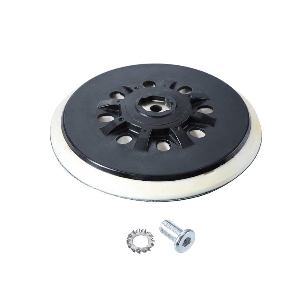 6 Inch 17 Holes Hook and Loop Sanding Disc - Durable Abrasive Polishing Pad for Grinders & Sanders | Easy Install Dust-Resistant Backup Pad | Ideal for Woodworking, Metal Polishing & DIY Home Projects