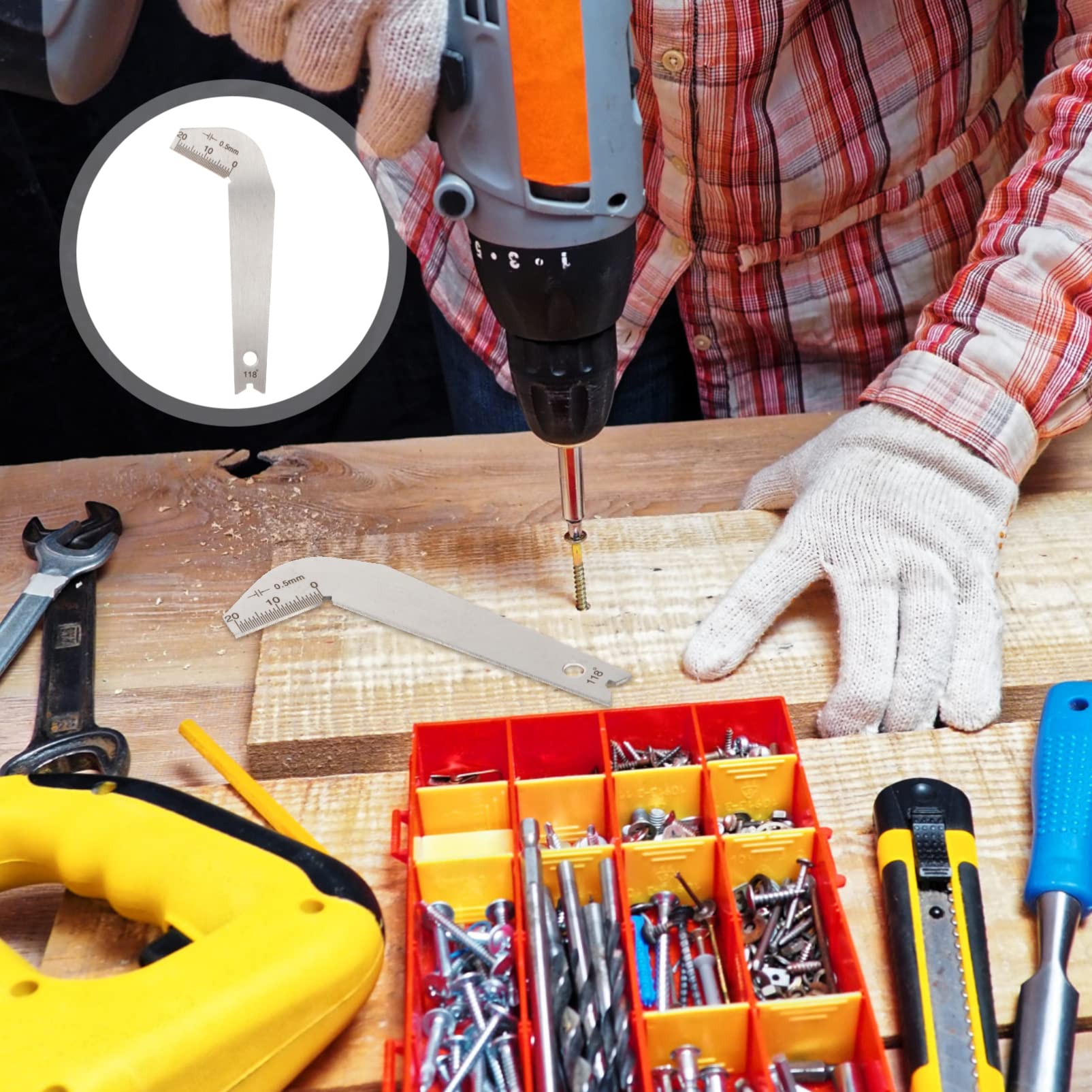 Welding Gauge & Drill Bit Set - Precision Measuring Tools for Home Improvement & DIY Projects