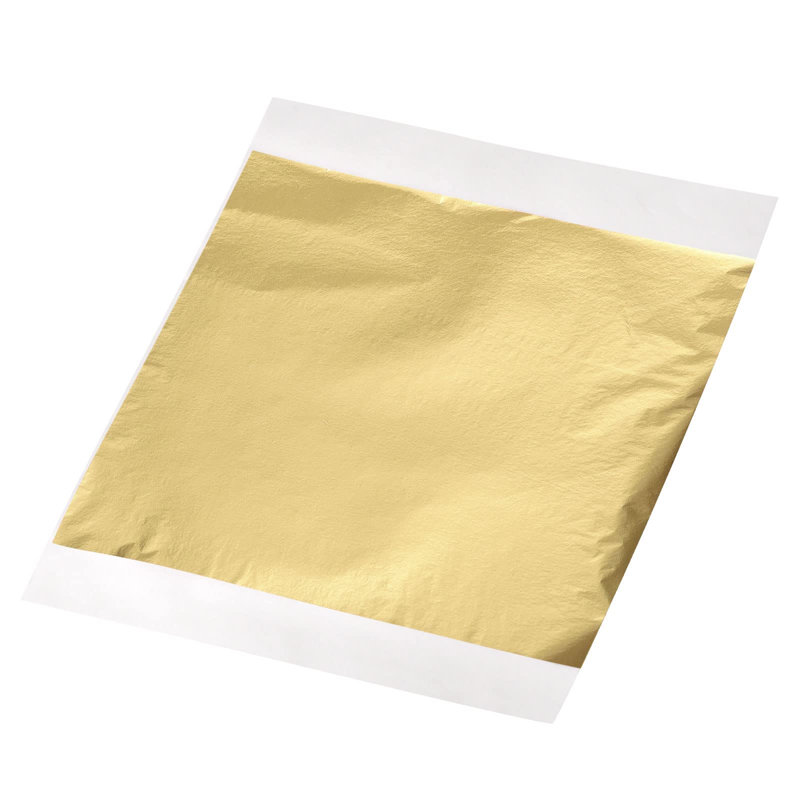 Premium Gold Leaf Foil Sheets for Art & Craft - 5.3 x 5.1 Inch (Pack of 100) - Perfect for Gilding, Painting, Sculpture & DIY Home Decor Projects