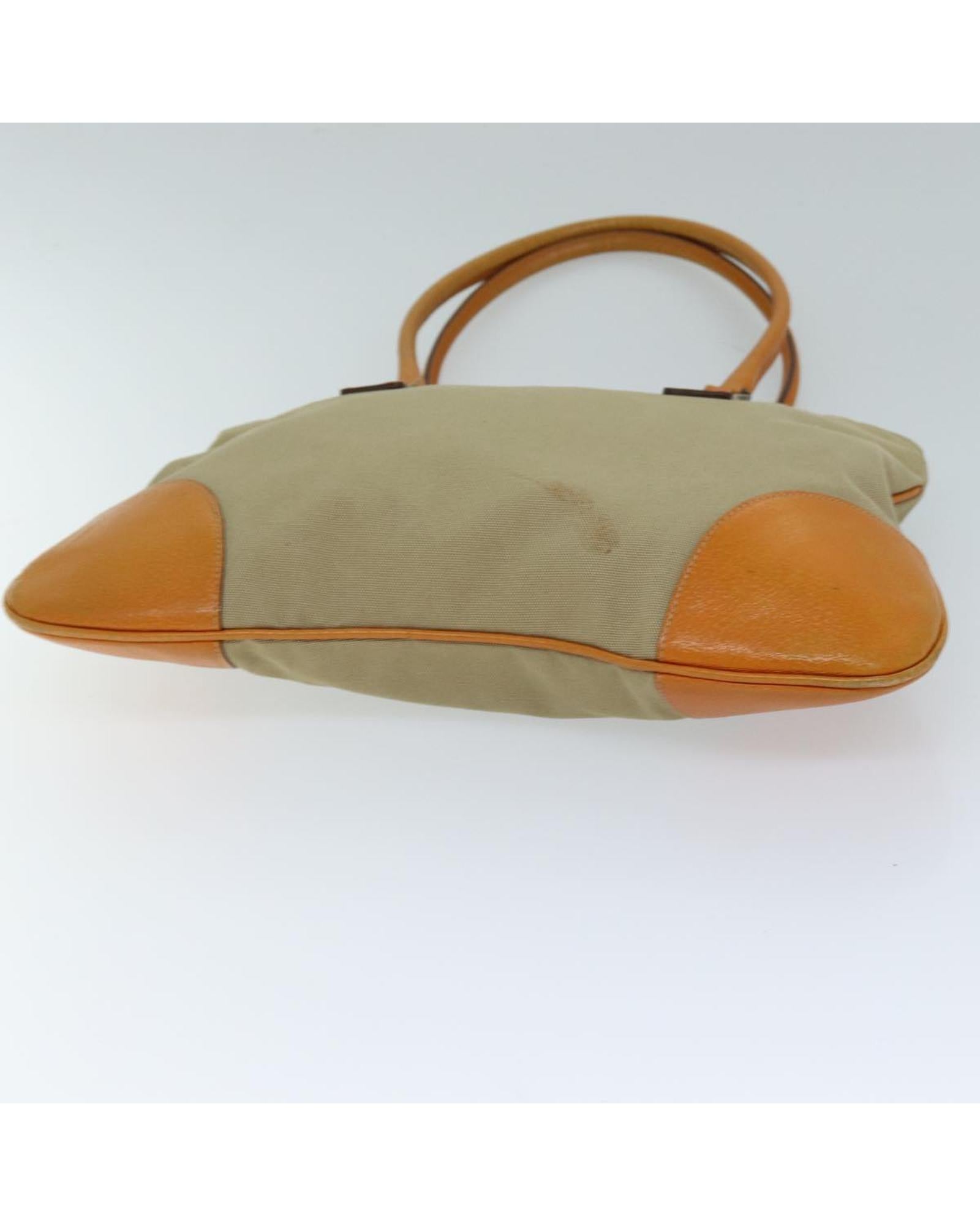 Stylish Beige Canvas Shoulder Bag with 23cm Adjustable Strap - Perfect for Work, Travel & Everyday Use