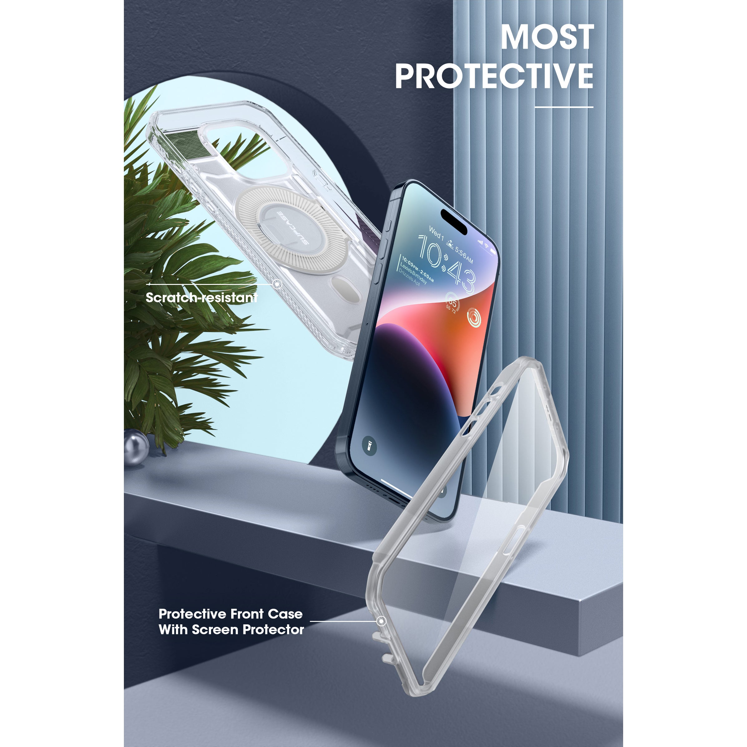 iPhone 15 Pro 6.1 Inch Unicorn Beetle PRO MAG Rugged MagSafe Case - Clear Protective Cover with Military-Grade Drop Protection | Perfect for Outdoor Adventures, Travel & Daily Use