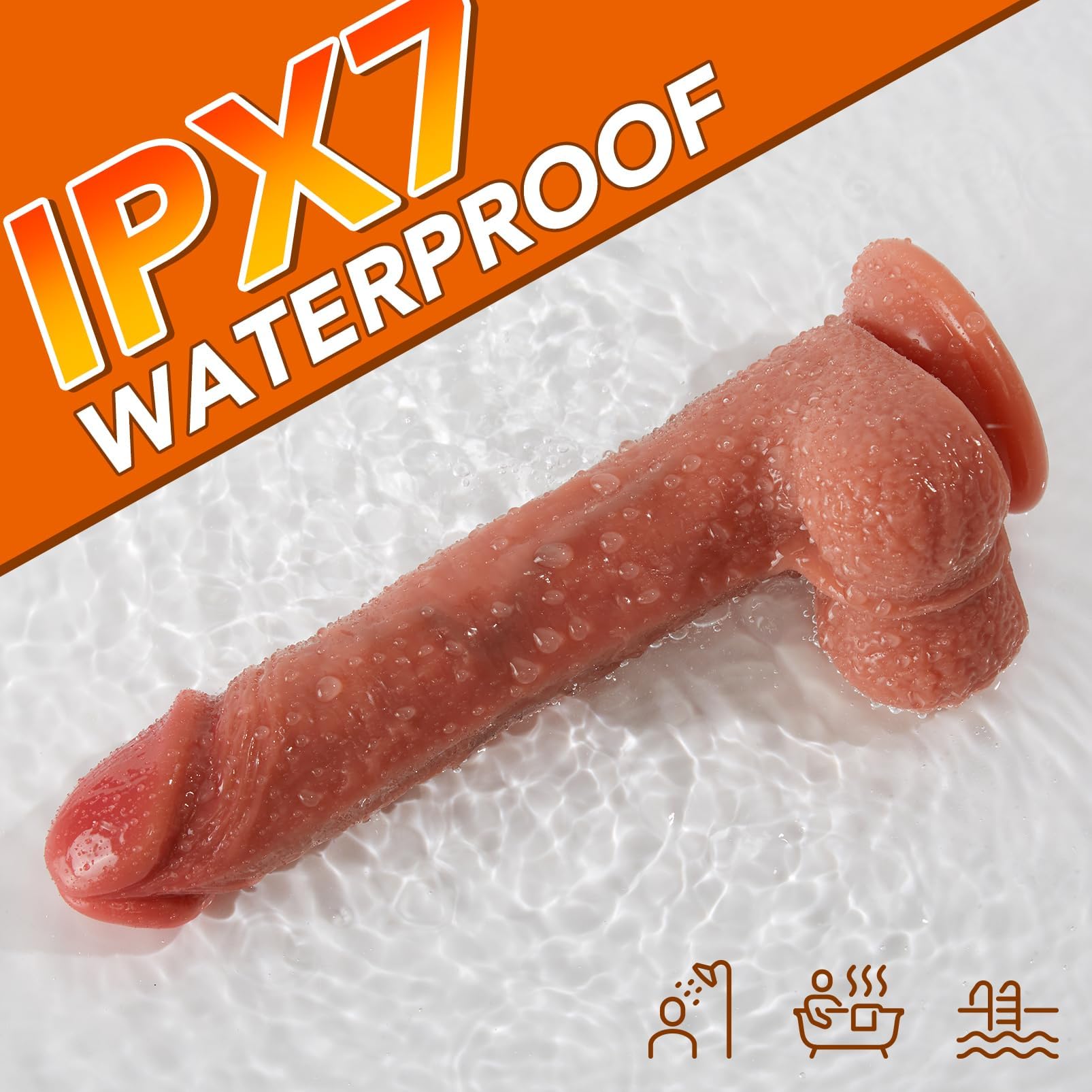 Realistic Thrusting Dildo Vibrator - UTIMI 9 Inch Silicone Adult Toy with 8 Vibration Modes, Suction Cup & Remote Control for G Spot, Clit & Anal Stimulation - Perfect for Couples Play & Solo Pleasure