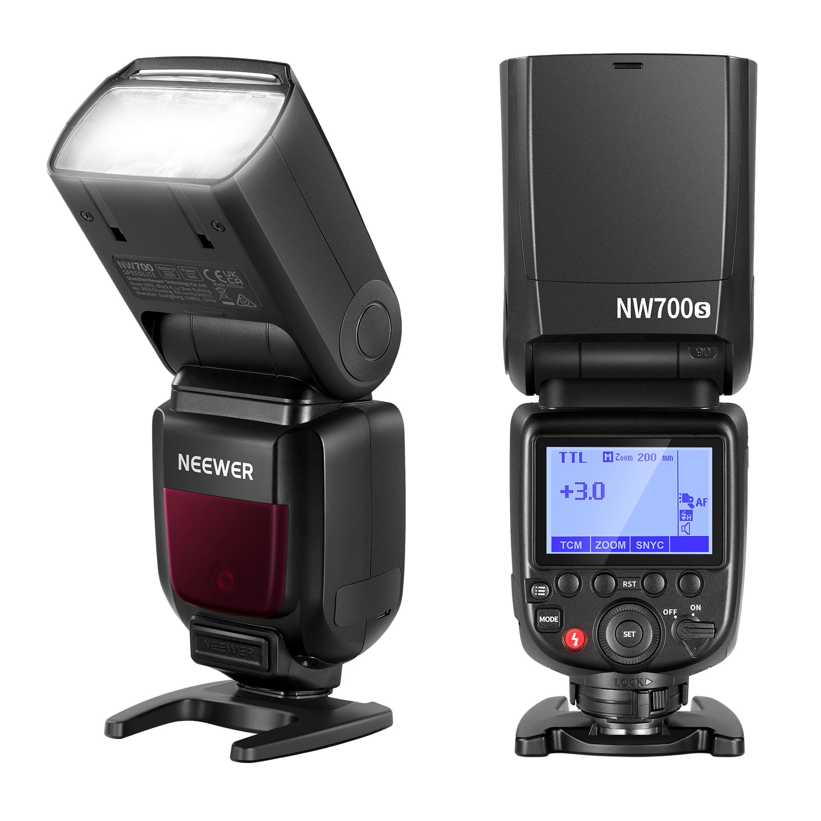 NEEWER NW700-S TTL Flash Speedlite for Sony DSLR Cameras - High Speed Sync (1/8000s), 1/1-1/256 Output, TCM Function, 230 Full Power Flashes - Perfect for Wedding, Portrait & Event Photography