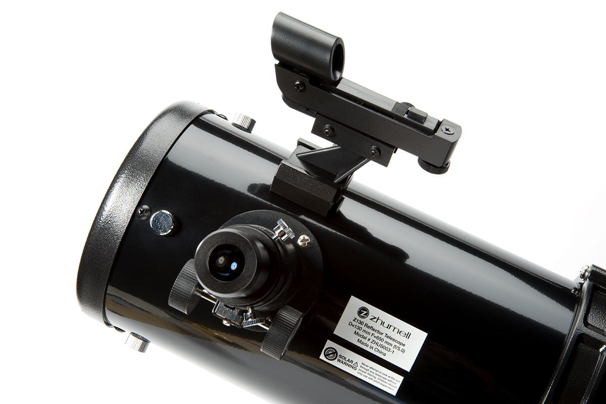 Zhumell Z130 Portable Altazimuth Reflector Telescope - 130mm Aperture Astronomy Telescope for Beginners & Kids - Stargazing, Moon Observation & Backyard Astronomy