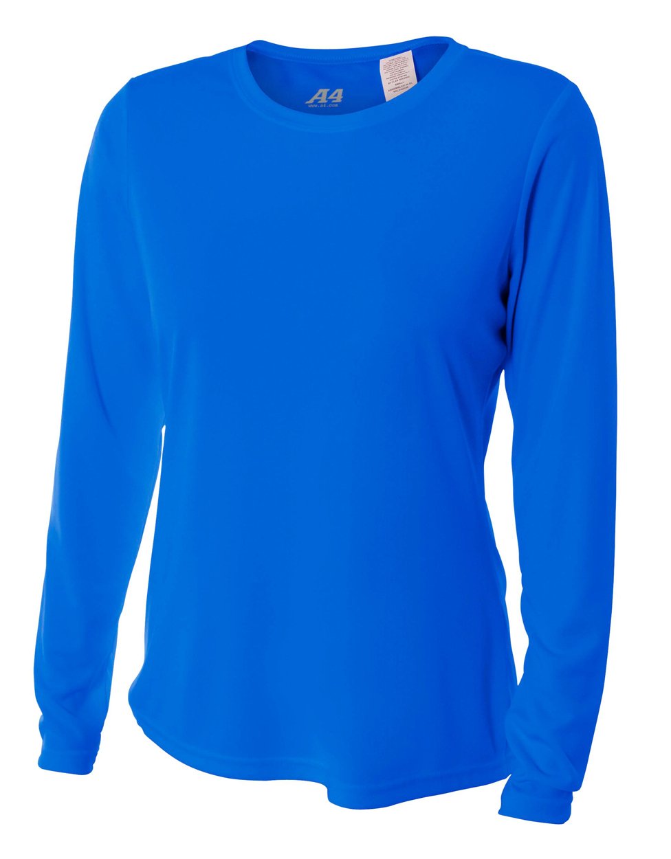 Cooling Performance Long Sleeve Crew Shirt for Women - Moisture Wicking A4 Athletic Top for Running, Yoga & Workouts | Breathable Activewear