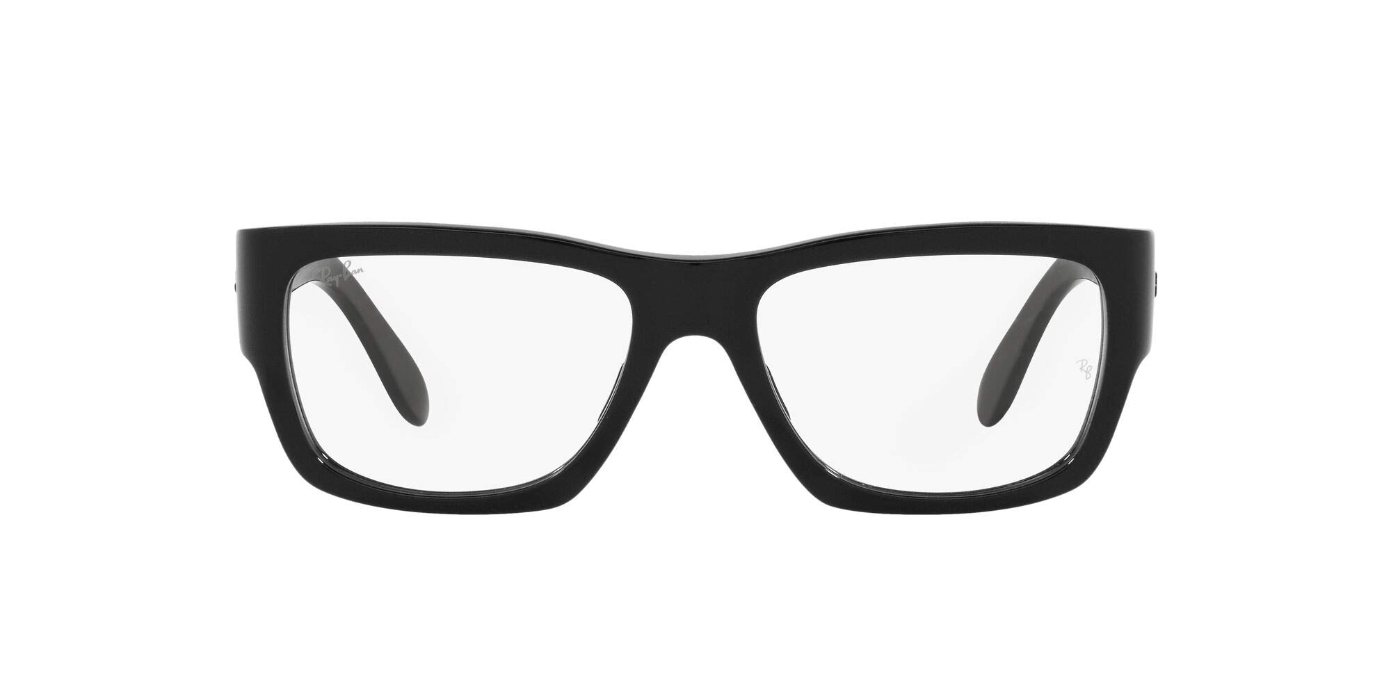 Ray-Ban Rx5487f Nomad Wayfarer Low Bridge Fit Square Prescription Eyeglass Frames for Men & Women – Lightweight Comfortable Eyewear for Everyday Wear, Reading & Driving