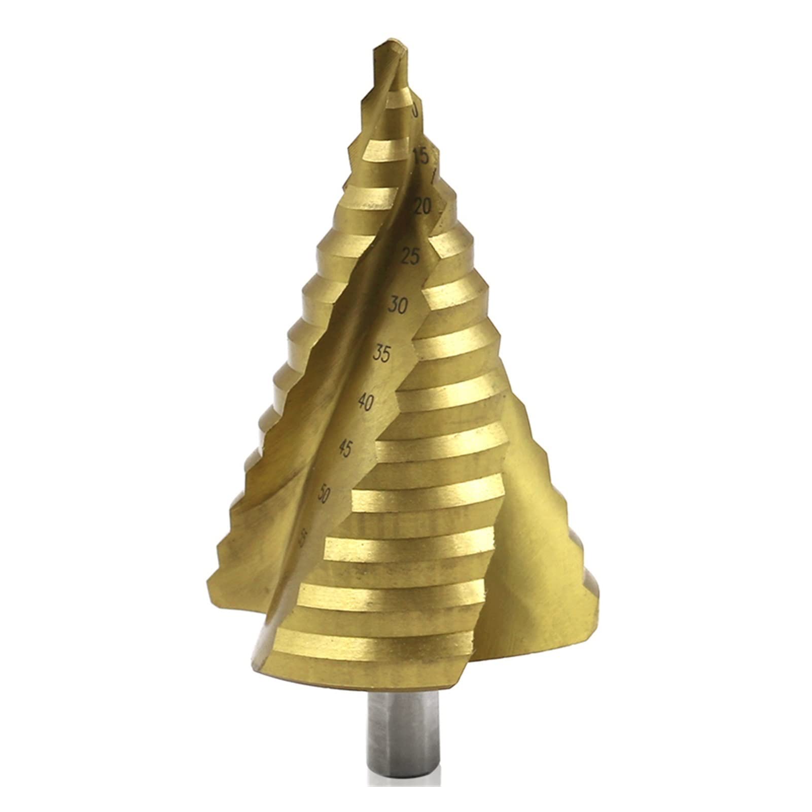 Pagoda Shape HSS Triangle Shank 3R Spiral Step Drill Bit Set (6-65mm) for Metal & Steel - High Speed Steel Cone Drill Bit for Power Tools - Perfect for DIY Projects, Metalworking & Home Repairs