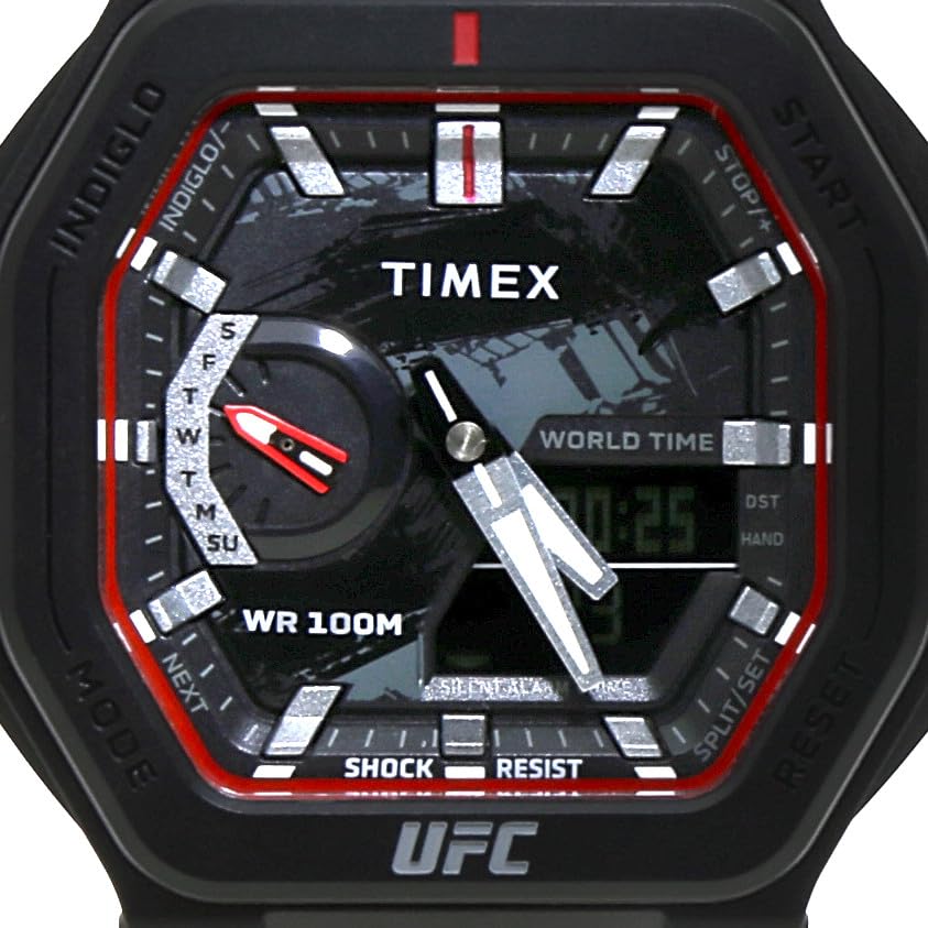 Timex TW2V85300 Men's UFC Colossus Fight Week Watch - Durable Sports Watch for MMA Training, Gym & Everyday Wear
