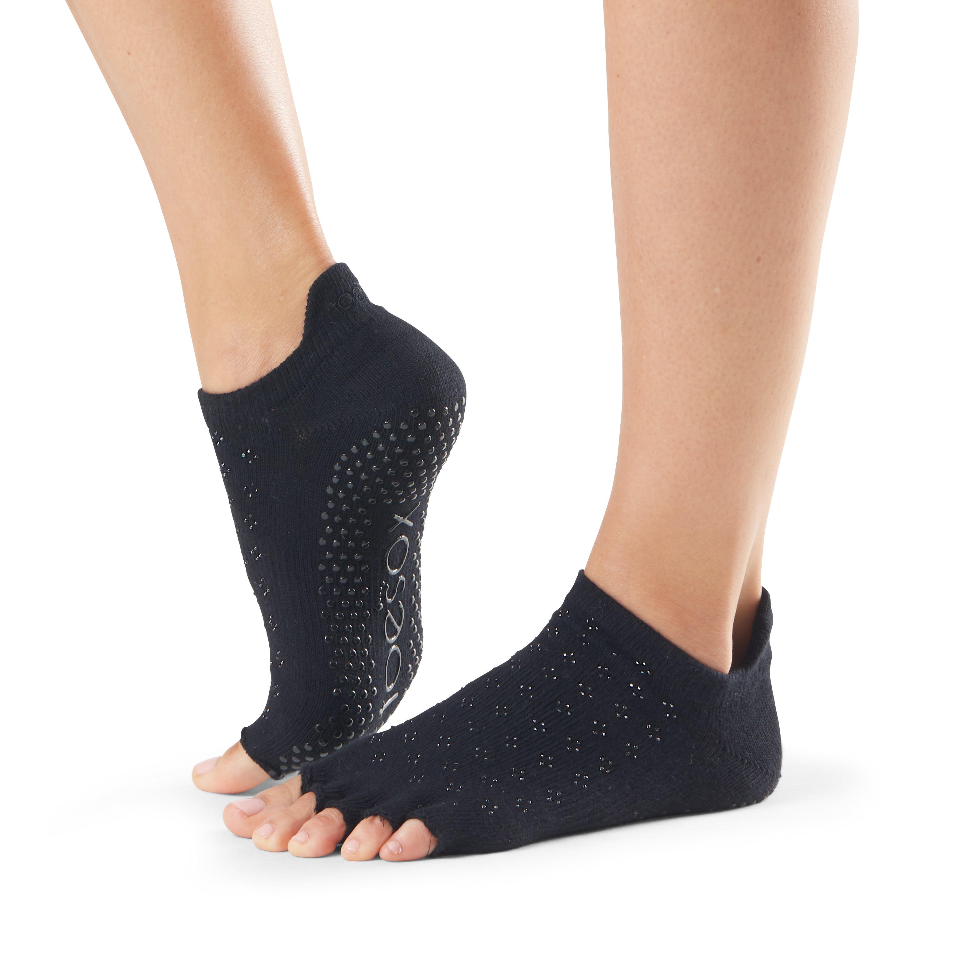ToeSox Low Rise Grip Socks for Yoga, Pilates & Barre - Non-Slip Workout Socks with Arch Support for Women