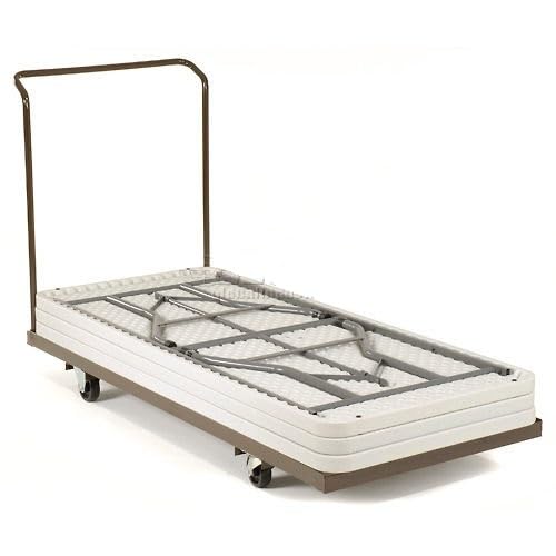 Heavy Duty Industrial Table Cart for Rectangular Folding Tables - 12 Table Capacity, Rolling Utility Cart for Banquet Halls, Event Venues & Catering Services