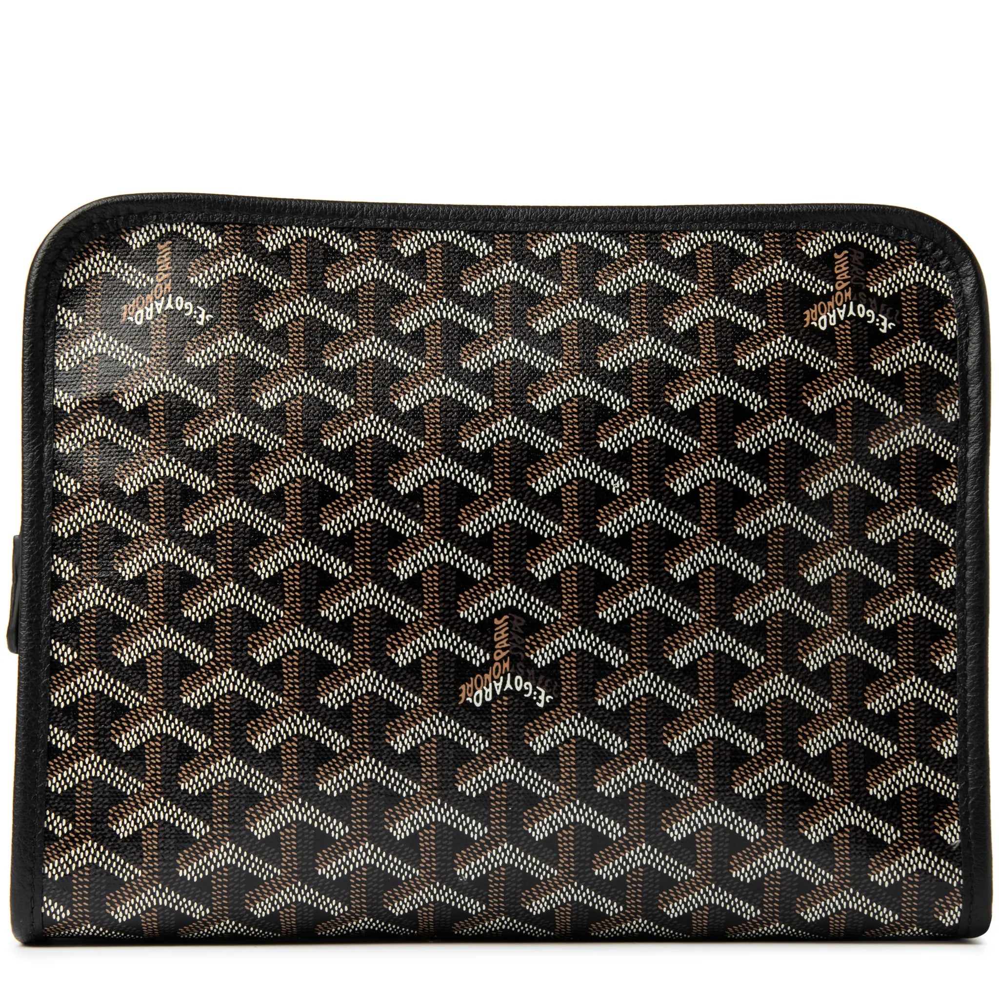 Goyard Jouvence MM Black Washbag | Luxury Waterproof Travel Cosmetic Bag | Perfect for Travel, Gym & Everyday Use