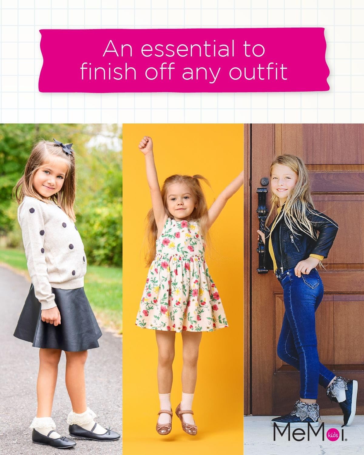 MeMoi Velvet Pleated Ankle Socks for Girls - Soft Cotton Blend Cute Ruffled Socks - Perfect for School, Parties & Everyday Wear