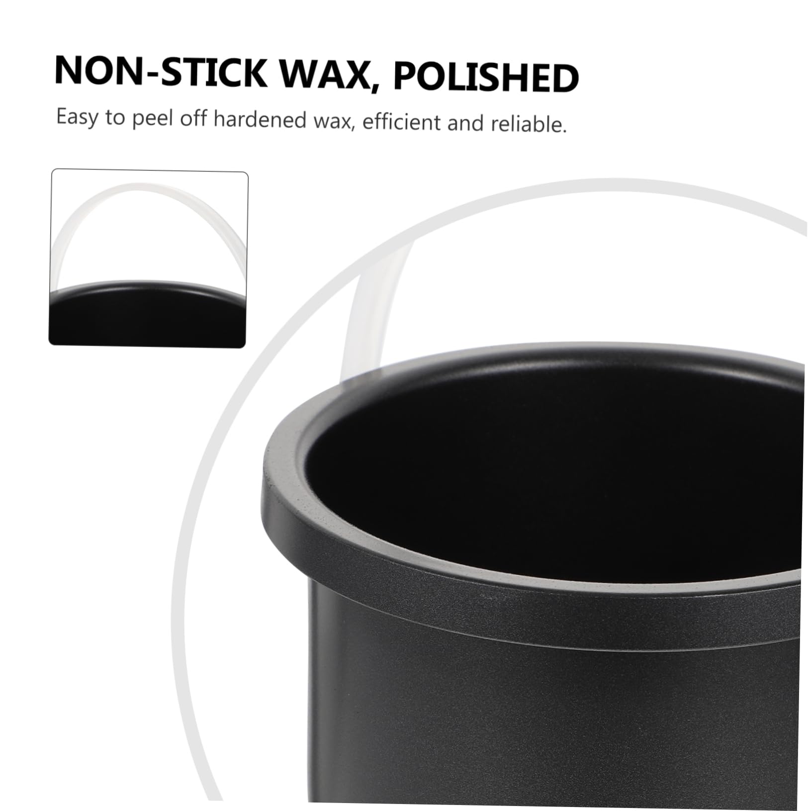 Professional Wax Warmer Pot for Hair Removal - Aluminum Melting Inner Pot, Easy to Use Wax Heater Tool for Salon & Home Use - Perfect for Bikini, Legs, Face & Body Waxing