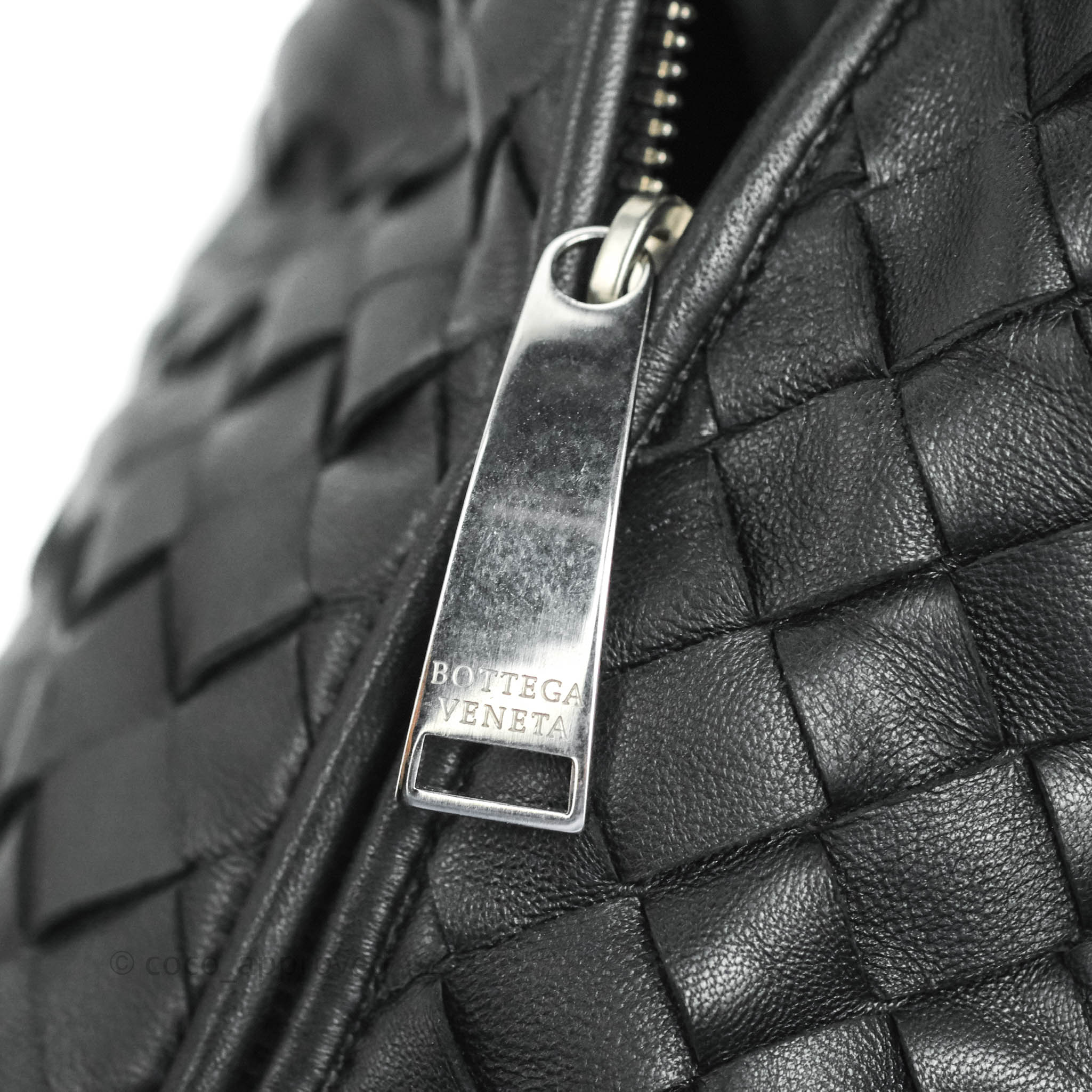 Bottega Veneta Nappa Intrecciato Medium BV Jodie Handbag in Black | Luxury Leather Crossbody Bag for Women | Perfect for Work, Travel & Evening Events