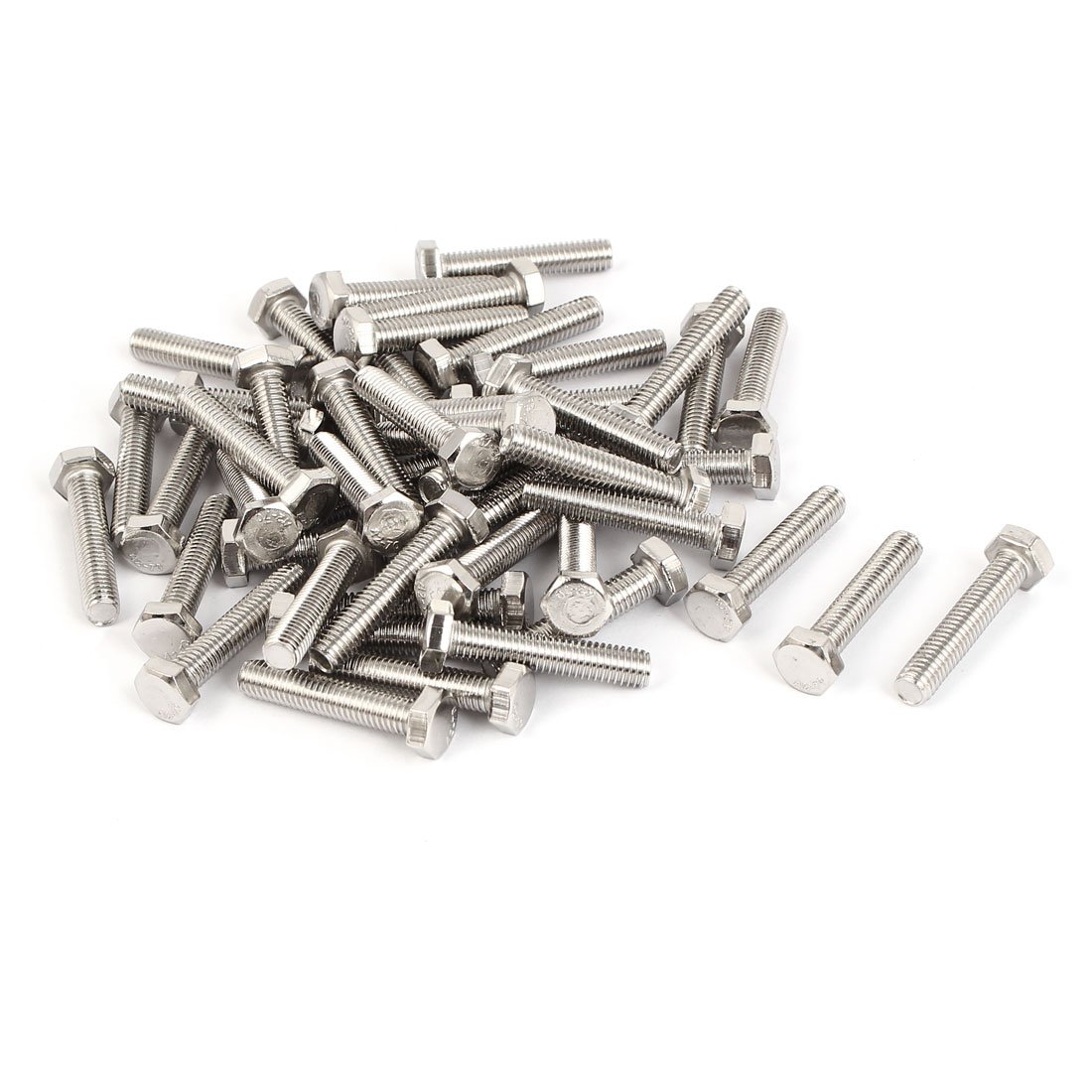 M5 Hex Head Screws 25mm - 50PCS for DIY & Furniture Assembly