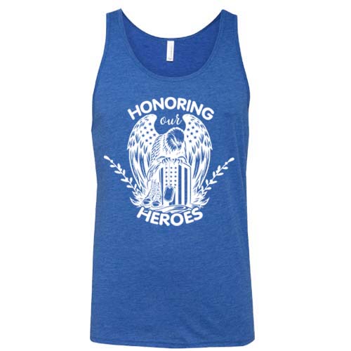 Honoring Our Heroes Unisex T-Shirt - Patriotic Military Apparel for Veterans, Soldiers & Supporters - Perfect for Memorial Day, Veterans Day & Everyday Wear