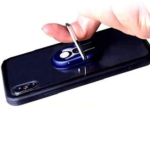 Verizon Orbic Wonder Case - Horizontal Canvas Pouch with Belt Clip Loop & 3-in-1 Car Mount, Phone Stand, Finger Holder (Navy) - Perfect for Outdoor Adventures, Commuting, and Hands-Free Convenience