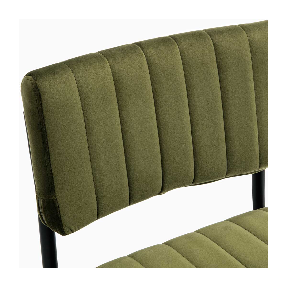 Luxury Velvet Dining Chair - Modern Upholstered Accent Chair for Dining Room, Kitchen, Living Room & Office - Soft & Comfortable Seat with Sturdy Metal Legs - Elegant Home Decor for Parties & Gatherings