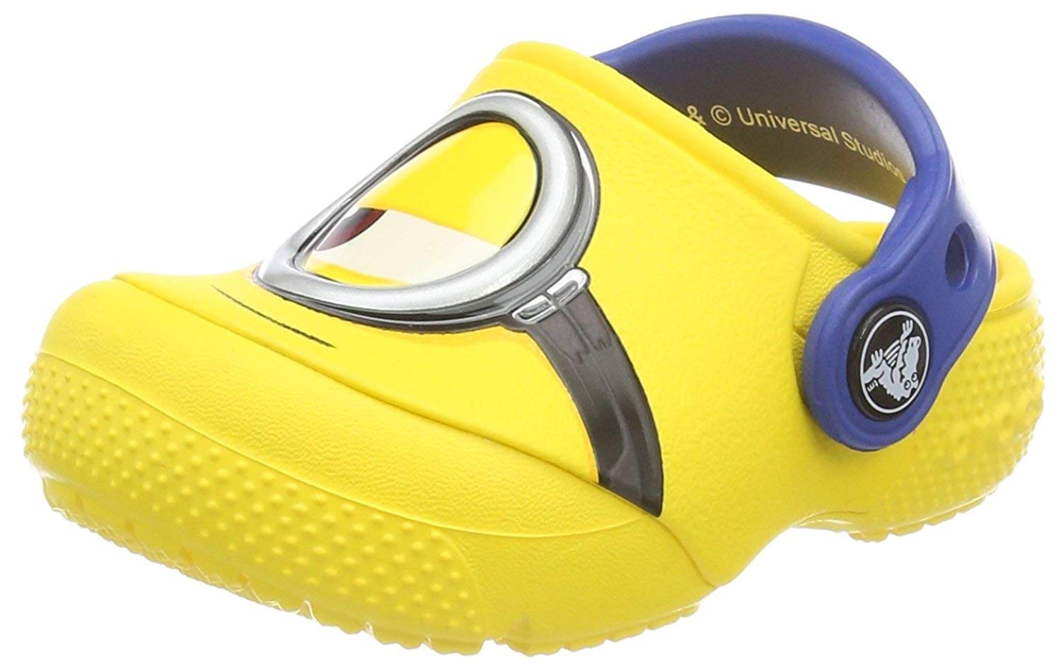 Crocs Unisex-Child Fun Lab Minion Clog | Lightweight Comfortable Kids Shoes | Perfect for Playtime, Beach & Everyday Wear