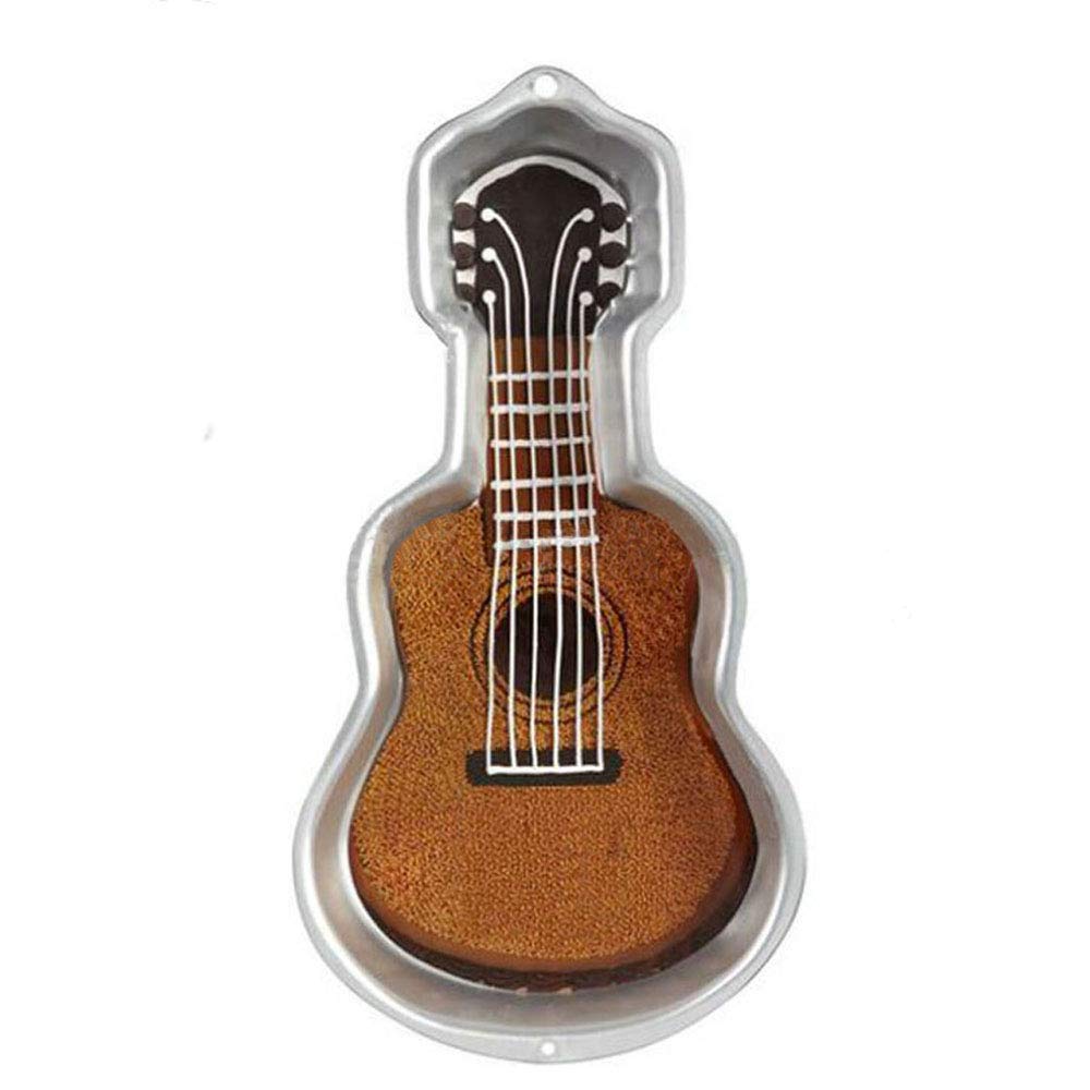 3D Guitar Cake Pan for Kids - Nonstick Aluminum Alloy Baking Mold | Perfect for Birthday Cakes, Themed Parties & DIY Desserts