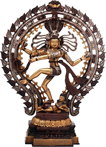 Antique Brown Silver Gold