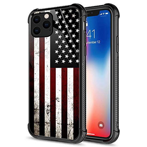 Black Grunge American Flag