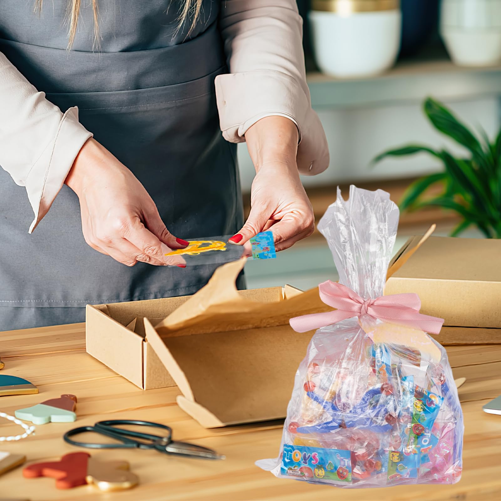 48PCS Stretchy Sticky Sensory Toys for Kids - Fun Classroom Prizes, Carnival Favors, Easter Egg Fillers & Stress Relief Fidget Toys - Bulk Pack for Party Games, Goodie Bags and Sensory Play Activities
