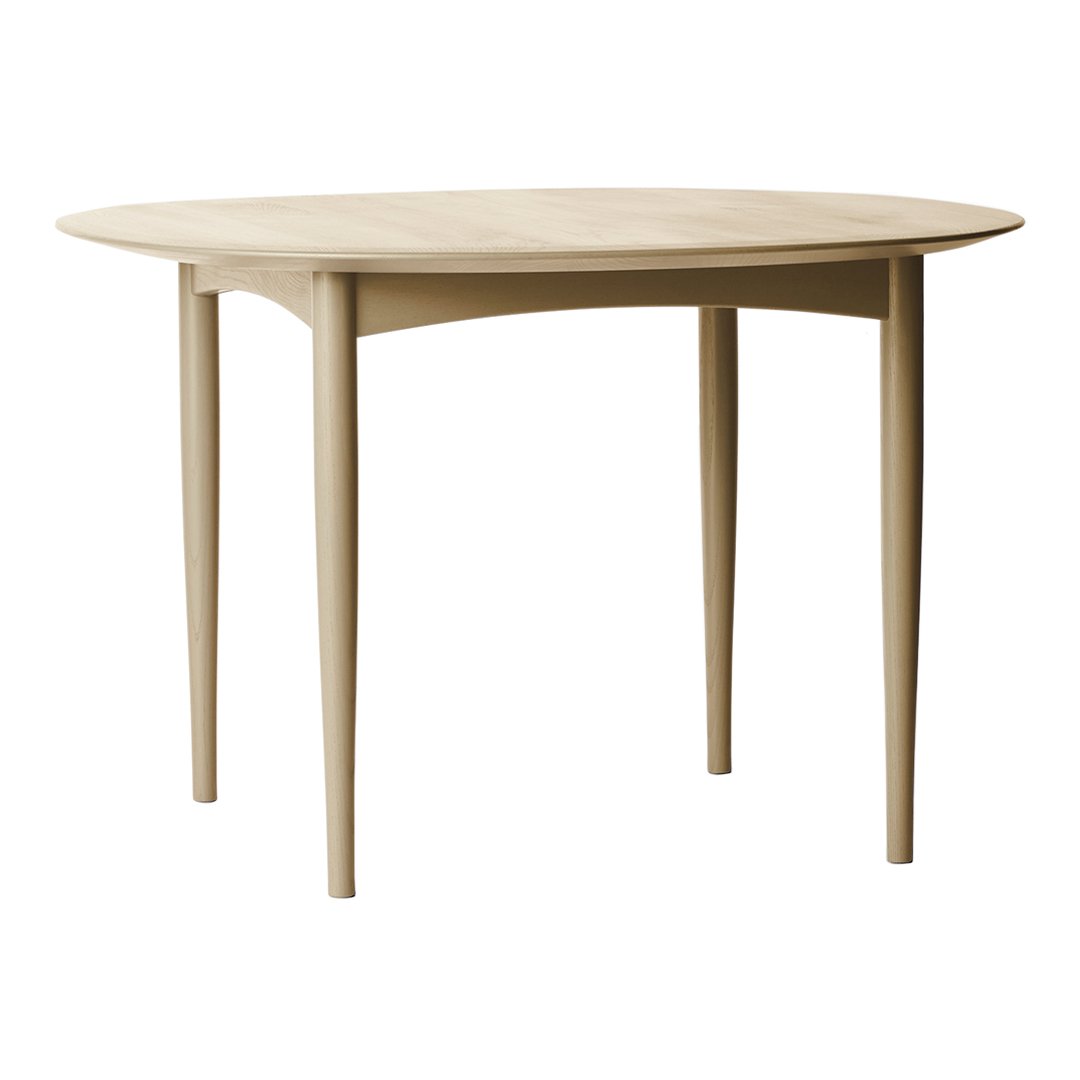 Jari Round Dining Table - 42 Inch Modern Wood Kitchen Table for 4-6 People | Perfect for Small Spaces, Breakfast Nook & Cozy Family Meals