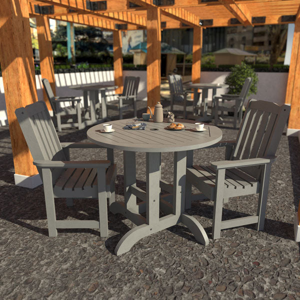 Springville 3-Piece Round Outdoor Dining Set - Patio, Garden, Backyard Furniture for Relaxing & Entertaining