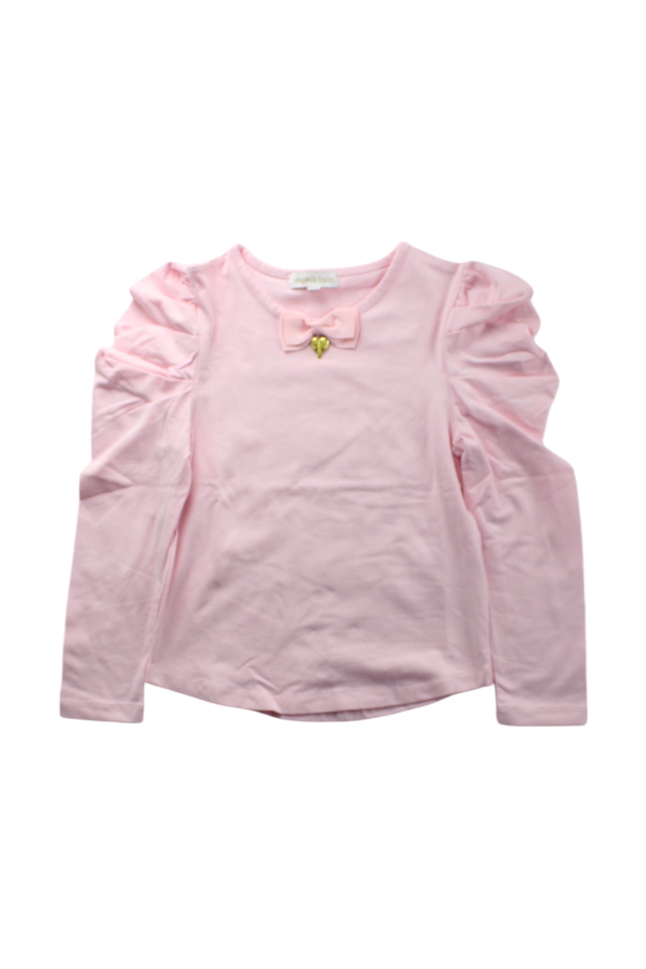 Angel's Face Long Sleeve Top for Girls - Soft Cotton Comfort Fit (Size 6T/7Y) - Perfect for School, Playdates & Everyday Wear