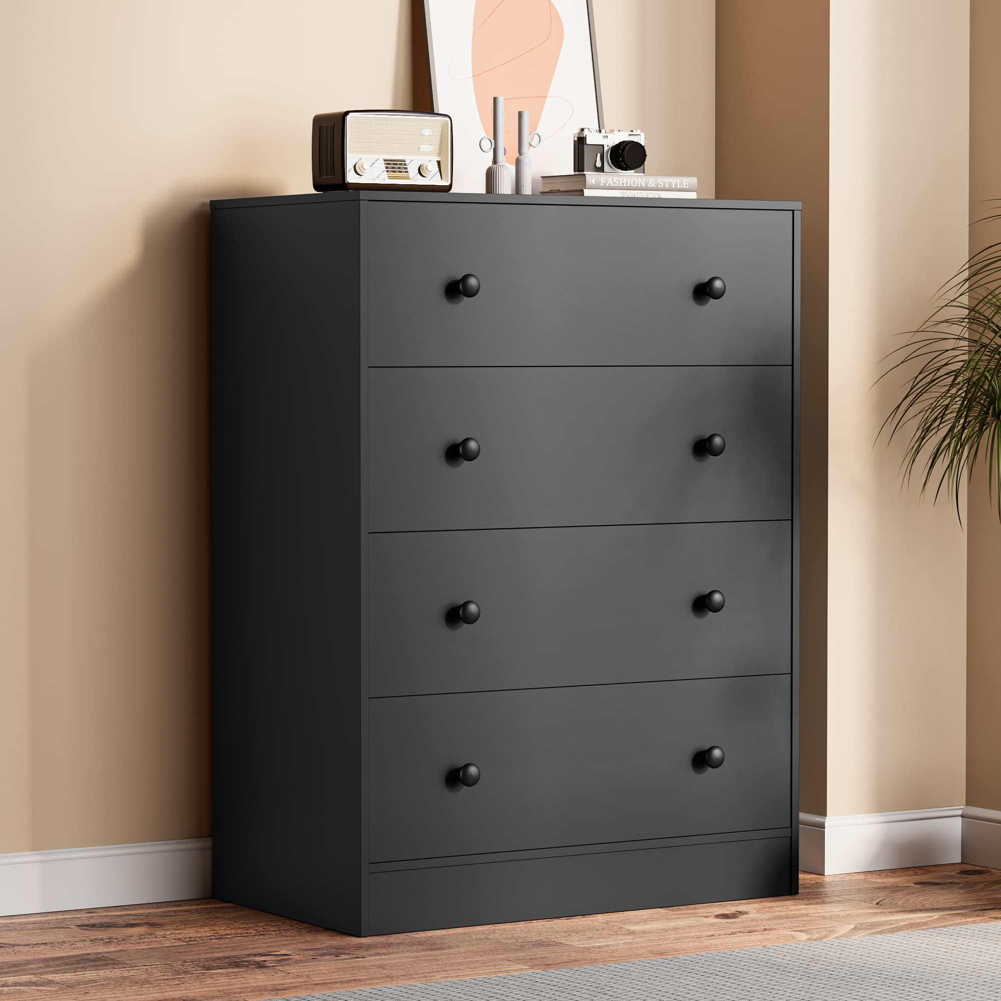 Modern 4-Drawer Dresser for Bedroom - 37