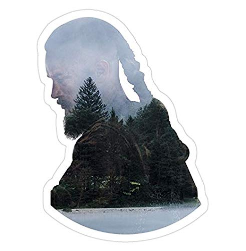 Ragnar Lothbrok Vikings Decal Sticker - Waterproof Vinyl Sticker for Cars, Trucks, Laptops, Windows & Walls - Norse Warrior Graphic Art - Perfect for Viking Fans, Home Decor & Vehicle Customization
