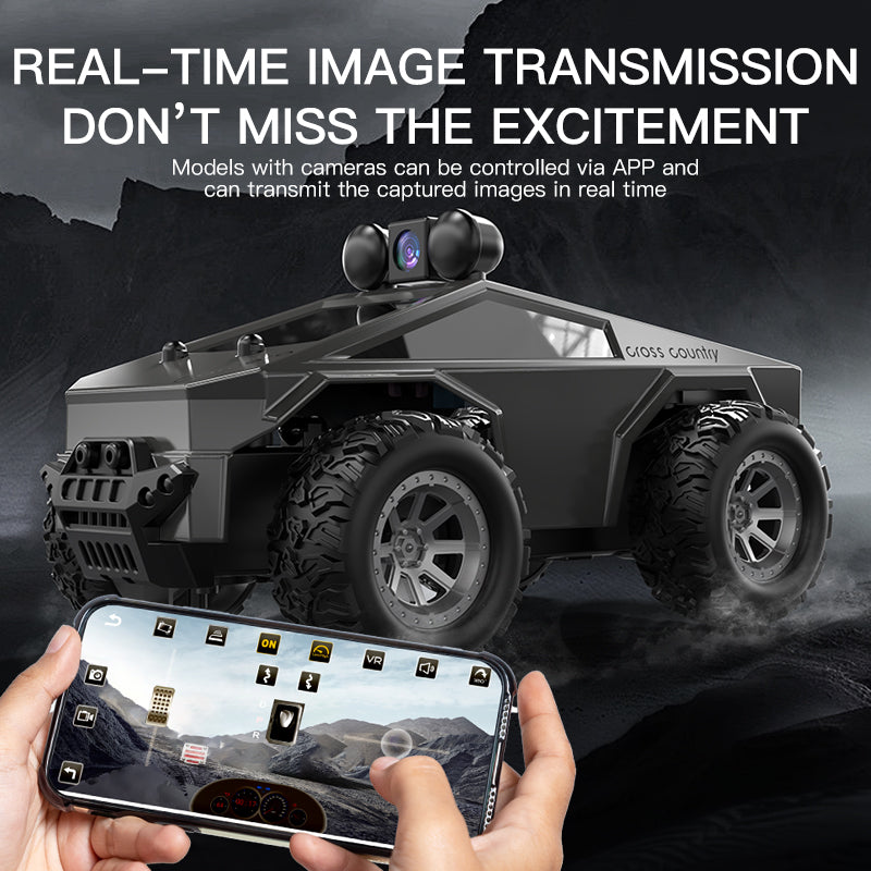 KFPLAN KF29 1:28 Scale Tesla Model FPV RC Car with HD Camera & Real-Time Video Transmission - Remote Control Racing Car for Kids & Adults, Indoor & Outdoor Play, Drifting & Stunt Performance