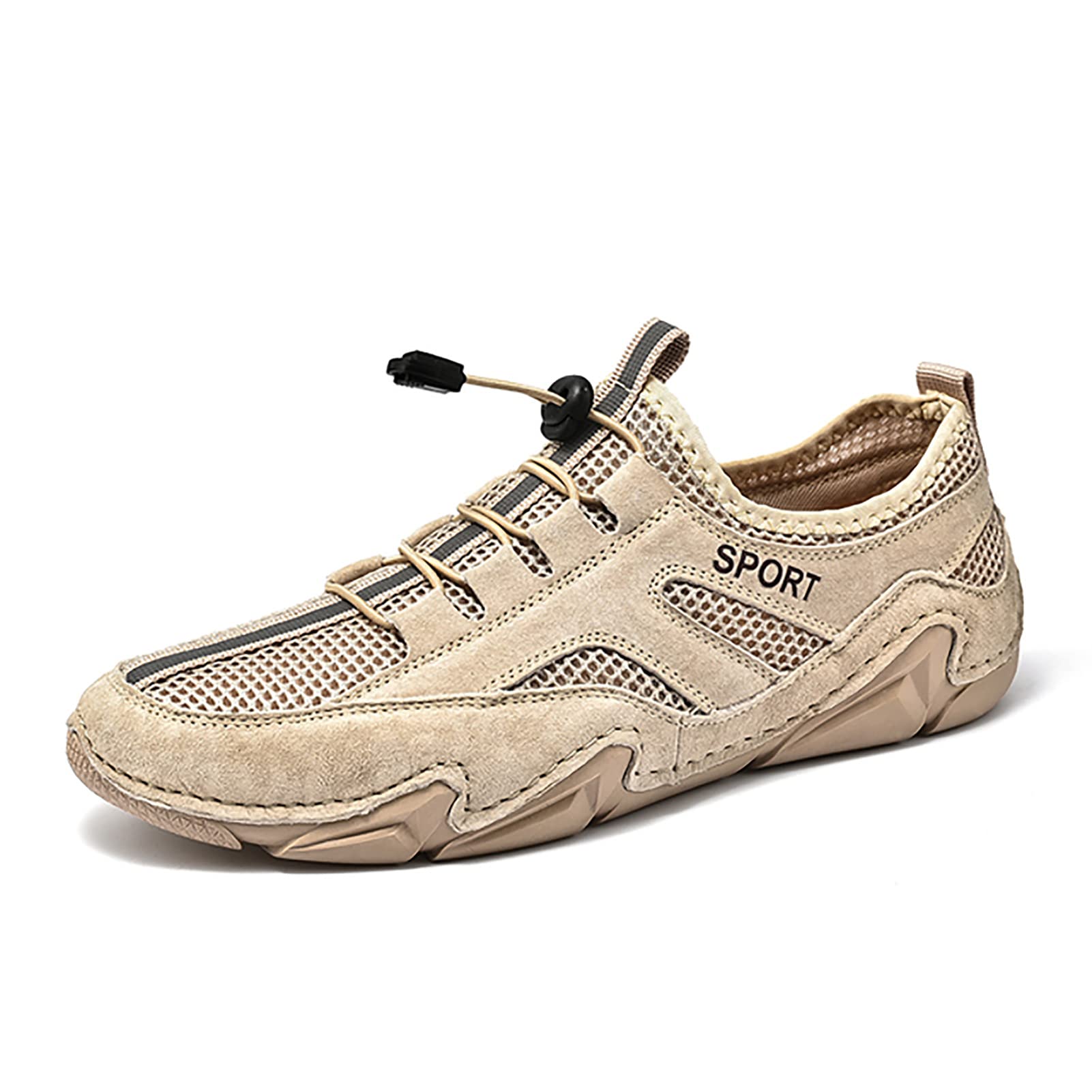 MXQBOY Men's Closed Toe Hiking Sandals - Lightweight Athletic Water Shoes for Outdoor Trail Walking & Summer Adventures - Perfect for Camping, Beach, and Water Sports