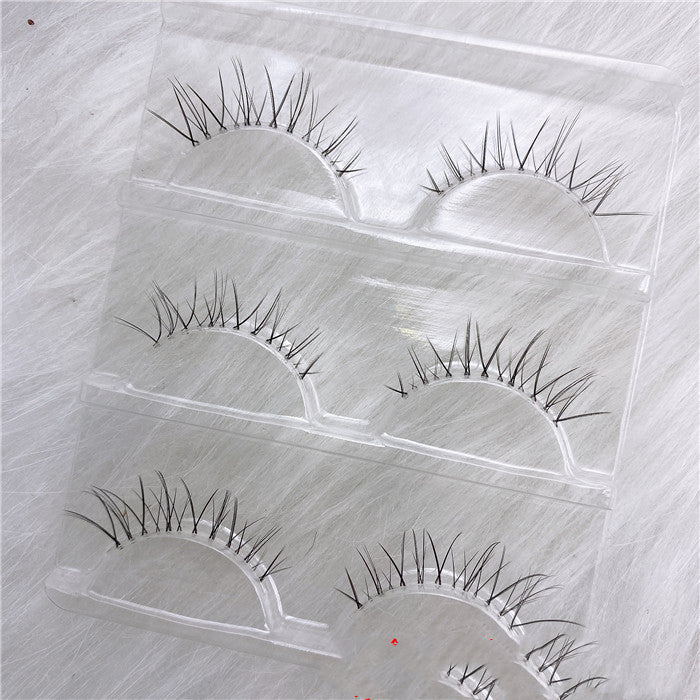Natural Cross Nude Makeup Half Cut False Eyelashes - Soft & Lightweight Lashes for Women | Perfect for Daily Wear, Parties & Special Occasions