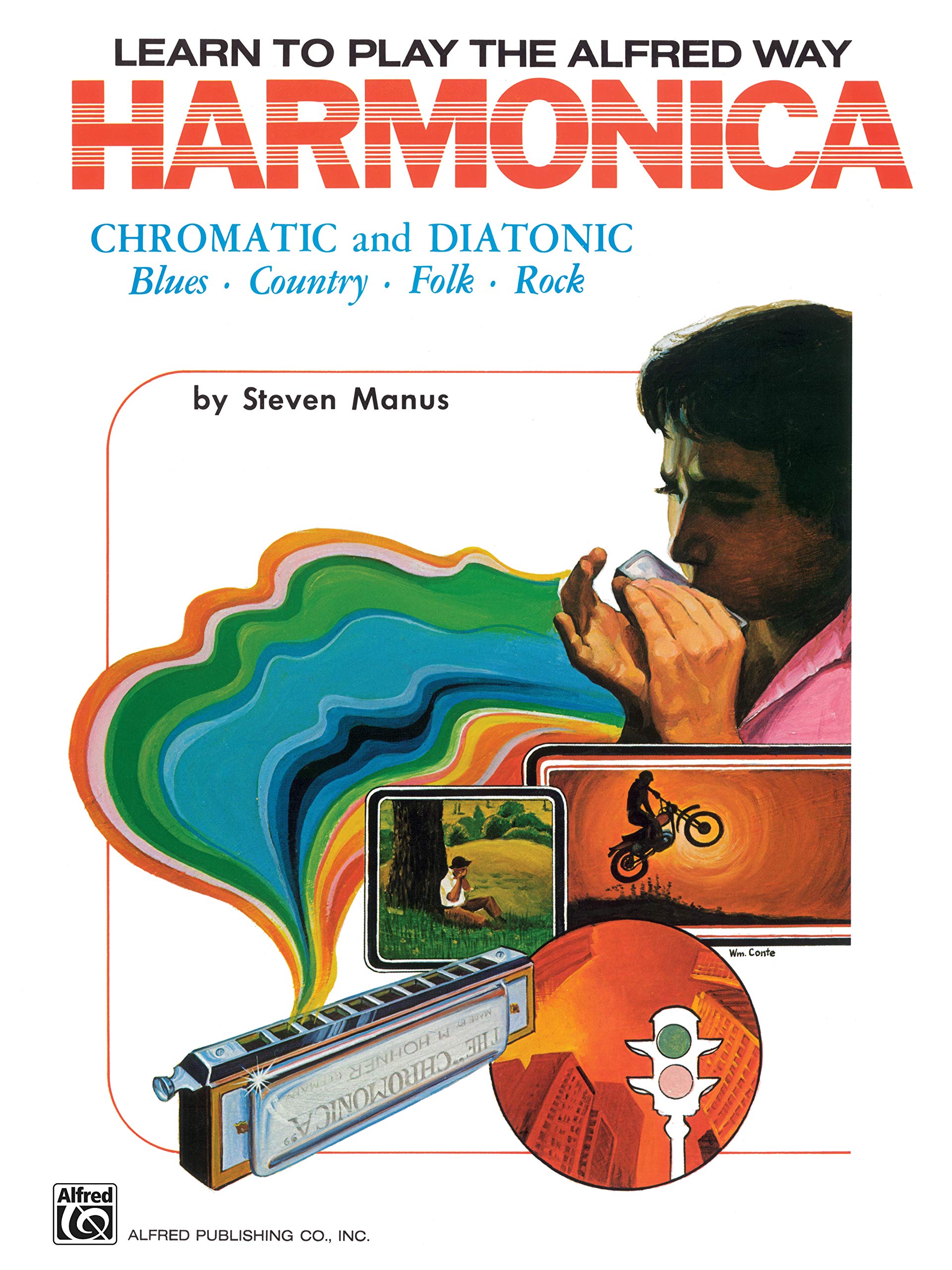 Alfred's Learn to Play Harmonica Method Book - Beginner to Advanced Harmonica Lessons for Adults & Kids | Perfect for Self-Study, Music Classes & Home Practice