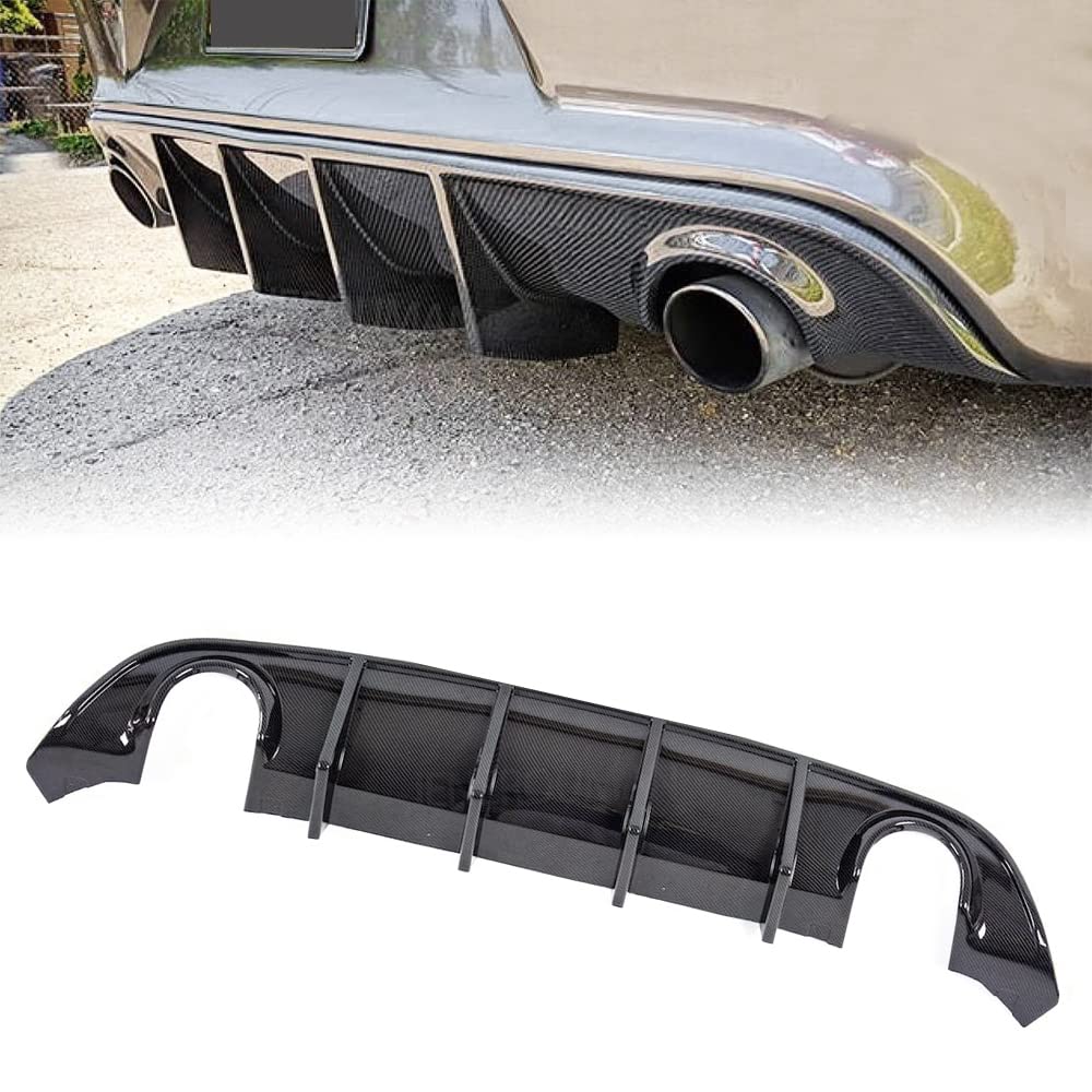 Carbon Fiber Rear Bumper Diffuser for 2015-2024 Dodge Charger SRT/GT/Scat Pack/Daytona/R/T - Aggressive Styling & Enhanced Aerodynamics | Perfect for Car Shows, Racing Events & Street Performance Upgrades