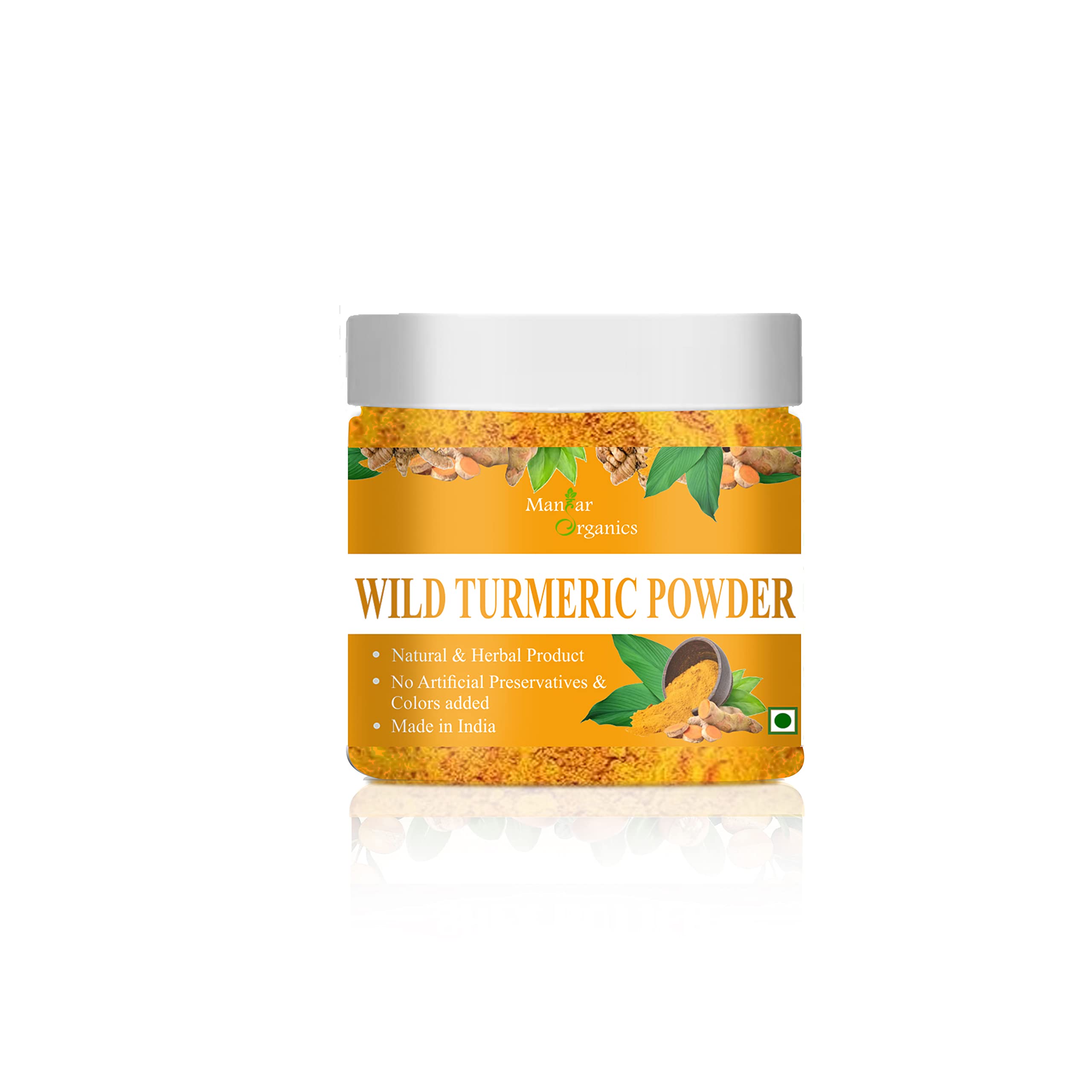Organic Wild Turmeric Powder (100g) - Kasturi Manjal for Glowing Skin & All Skin Types | Natural Skincare, Face Mask, Hair Care & Ayurvedic Remedies