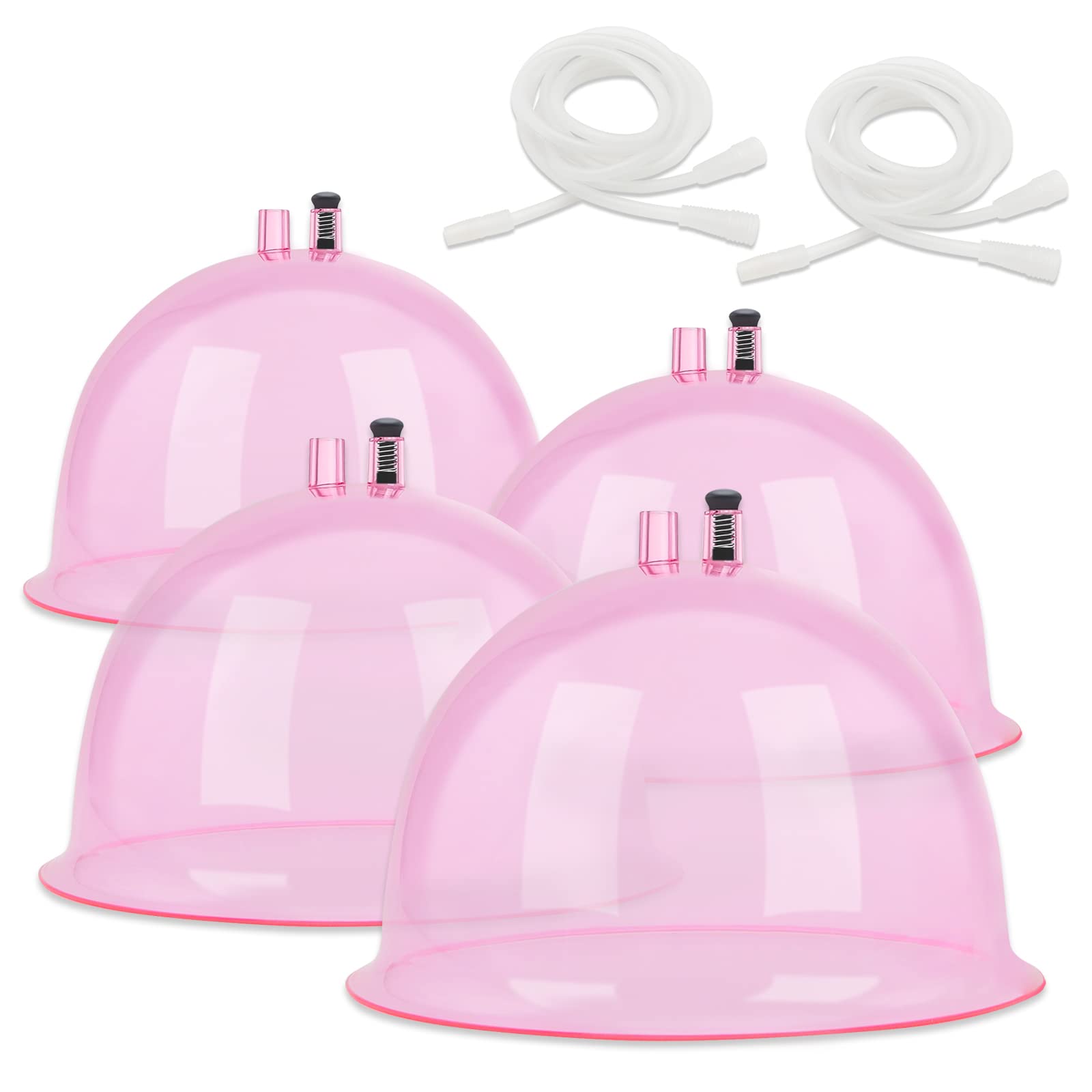 Weiwei Buttock Vacuum Therapy Cups - 180ml & 210ml XL Butt Shape Suction Cups (8.4