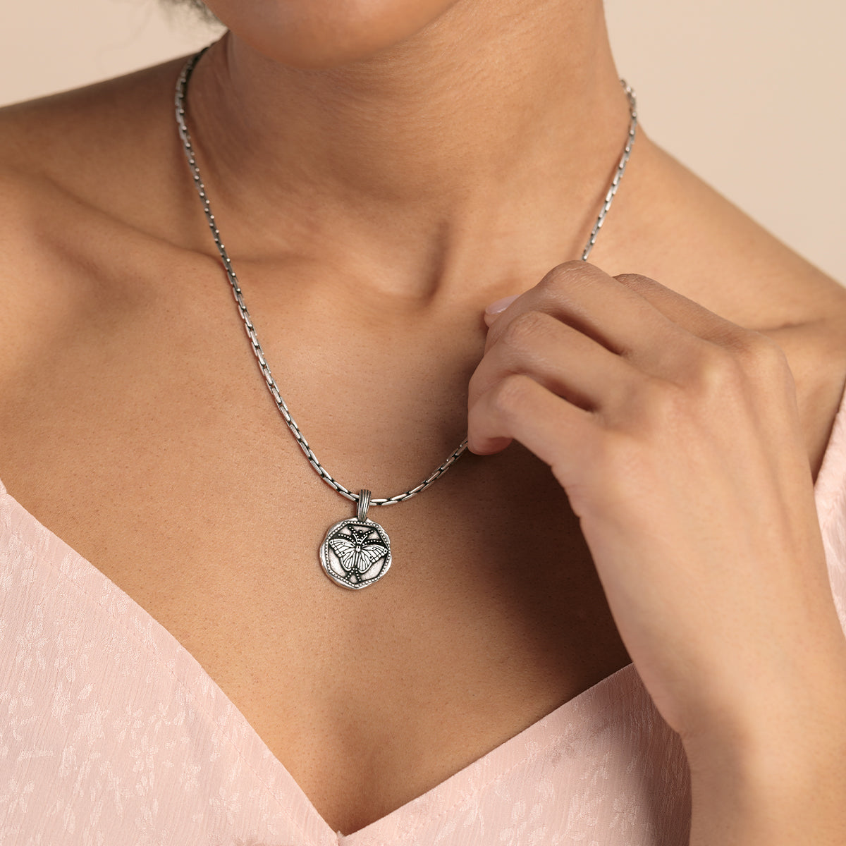 Elegant Butterfly Pendant Necklace for Women - Sterling Silver Jewelry Gift for Her - Perfect for Valentine's Day, Anniversary & Birthday