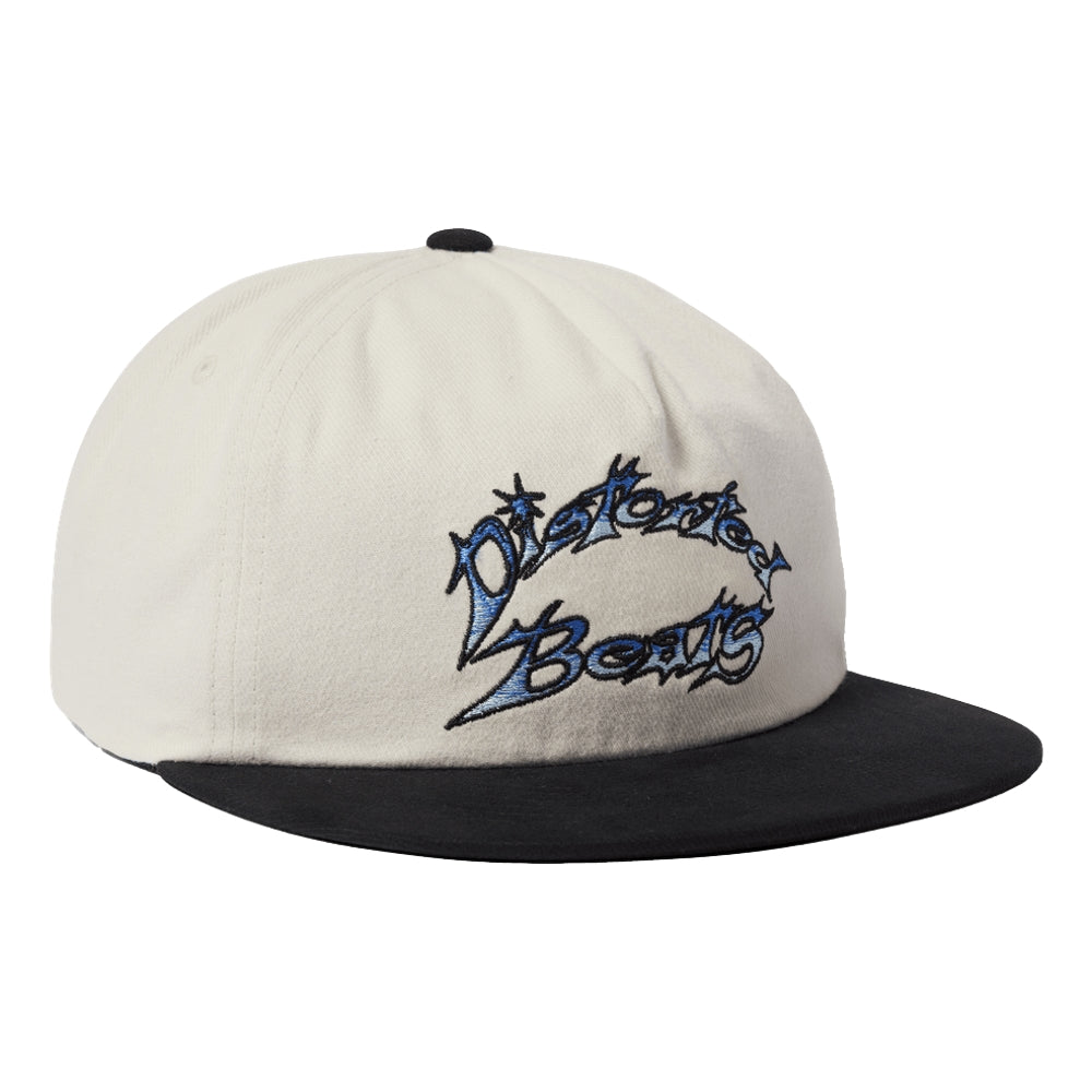 HUF Distorted Snapback Hat - Natural Color Adjustable Baseball Cap for Men & Women - Perfect for Streetwear, Casual Outfits, and Sports Events